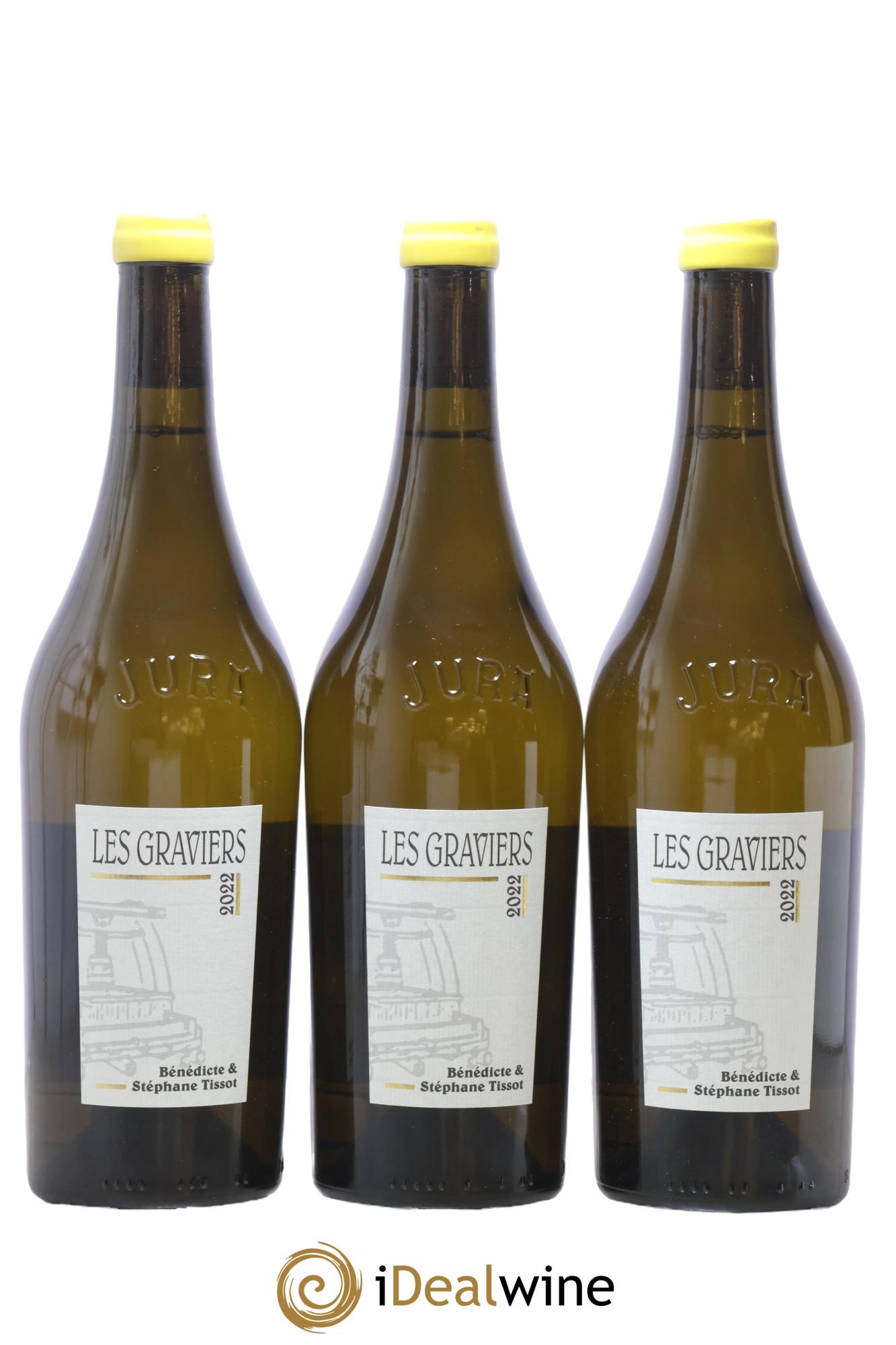 Arbois Chardonnay Les Graviers Bénédicte et Stéphane Tissot 2022 - Lot de 3 bouteilles - 0