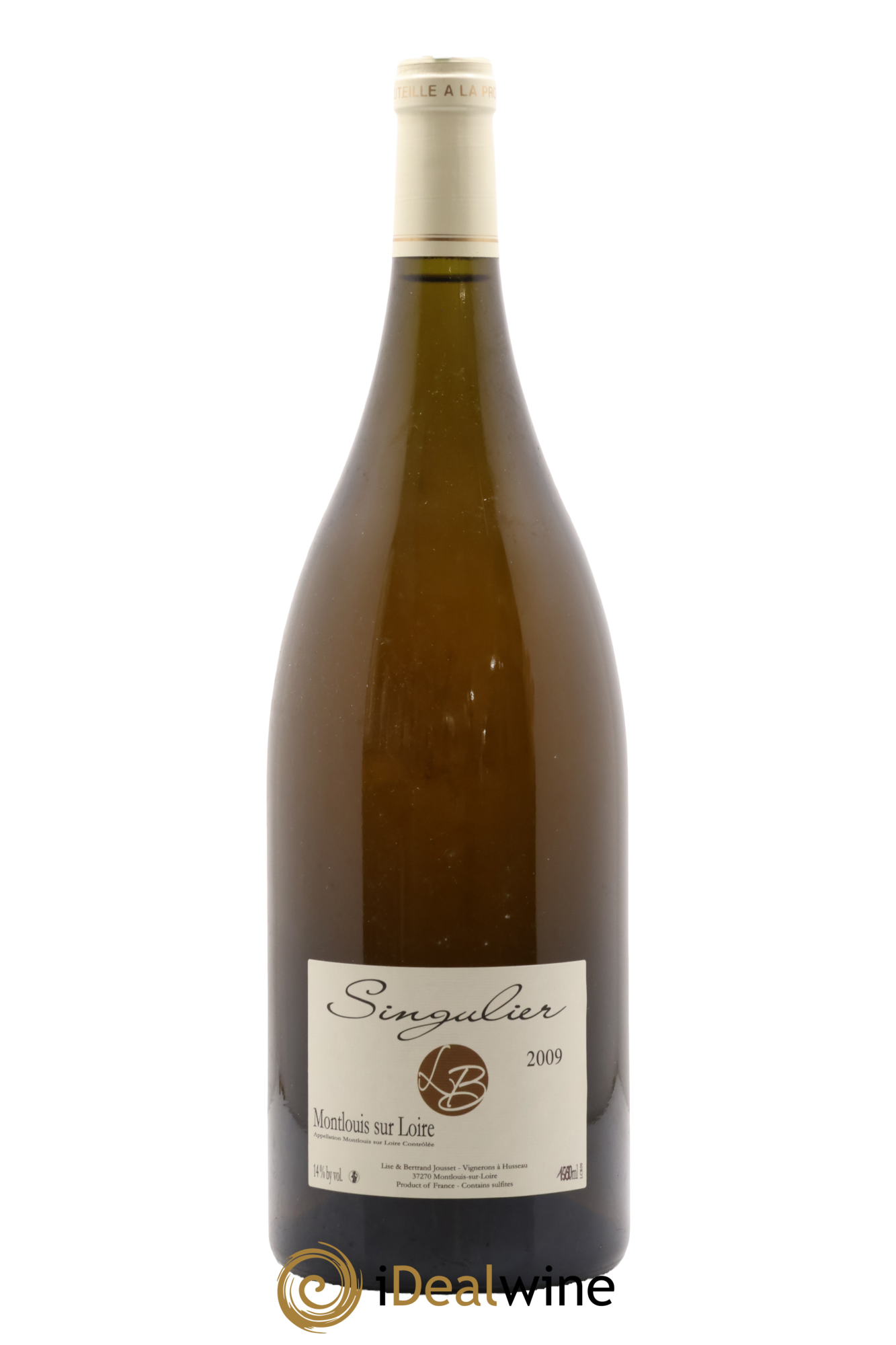 Montlouis-sur-Loire Clos aux Renards Singulier Lise et Bertrand Jousset 2009 - Posten von 1 Magnum - 0