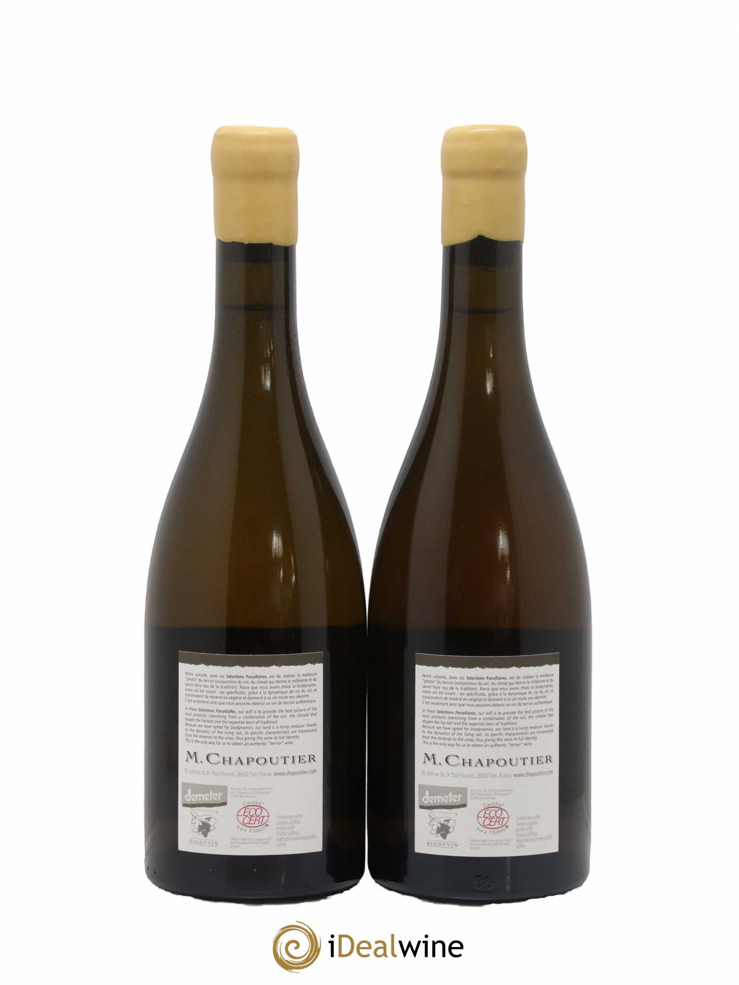 Hermitage Ermitage l'Ermite Chapoutier 2006 - Lot of 2 bottles - 1