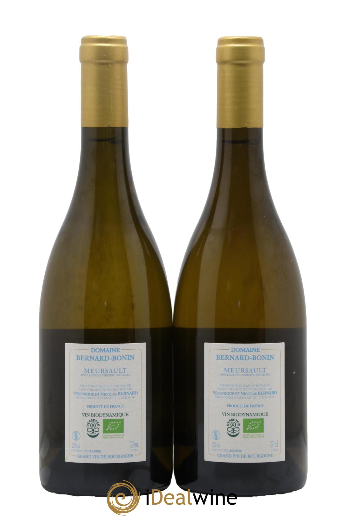 Meursault La Rencontre Bernard Bonin 2022 - Lot de 2 bouteilles - 1