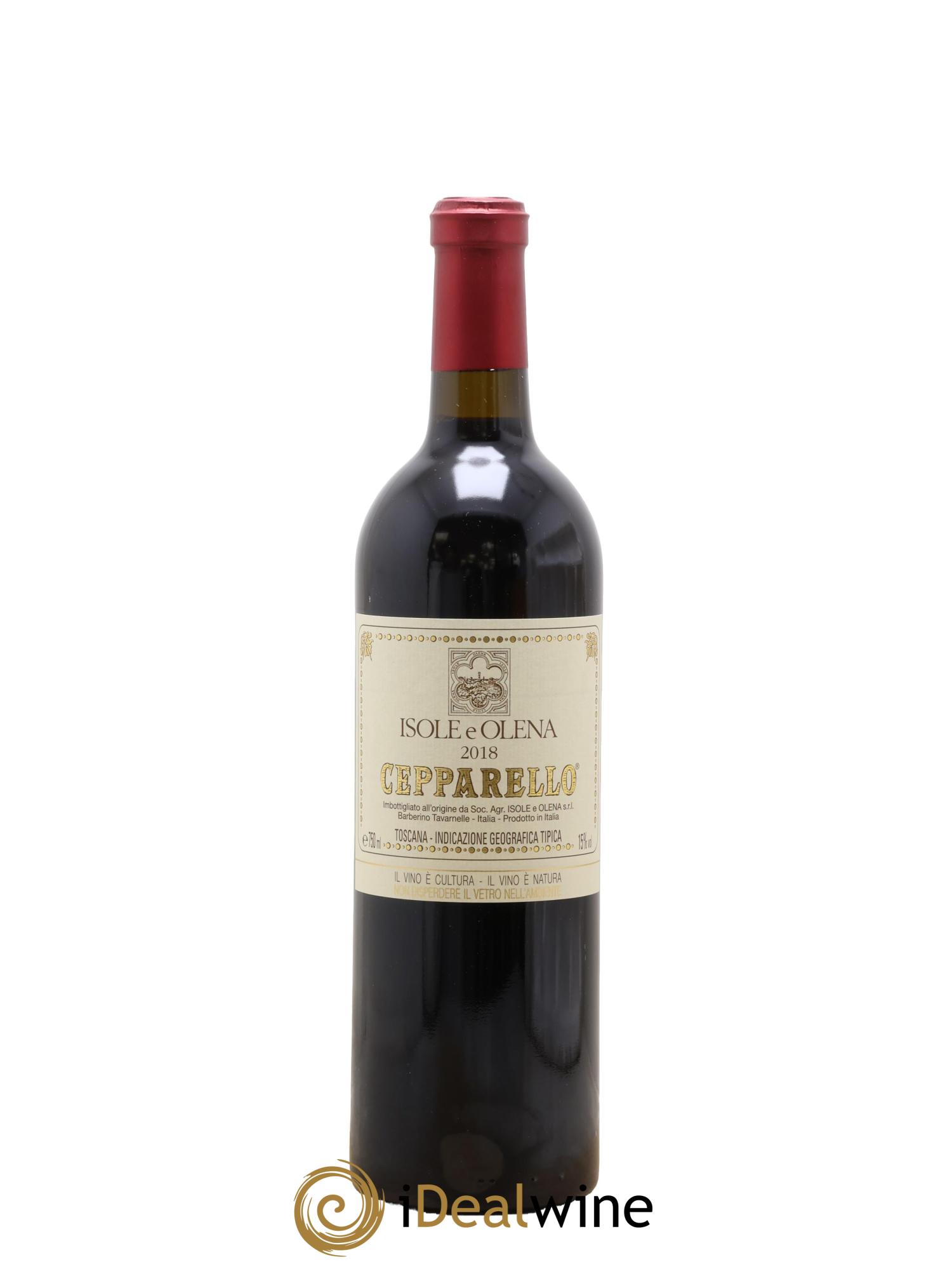 Toscana IGT Cepparello Isole e olena 2018 - Lot de 1 bouteille - 0