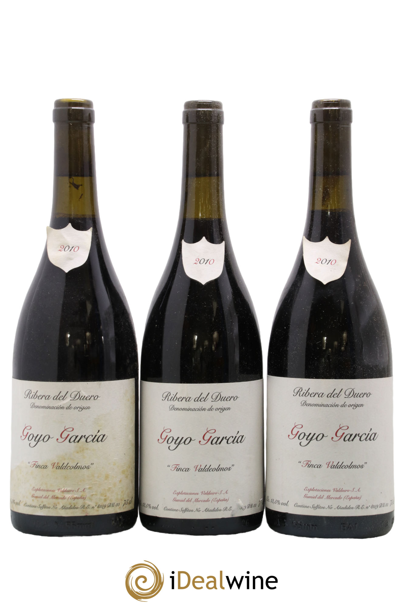 Ribera Del Duero DO Finca Valdeolmos Goyo Garcia Viadero 2010 - Lot of 3 bottles - 0