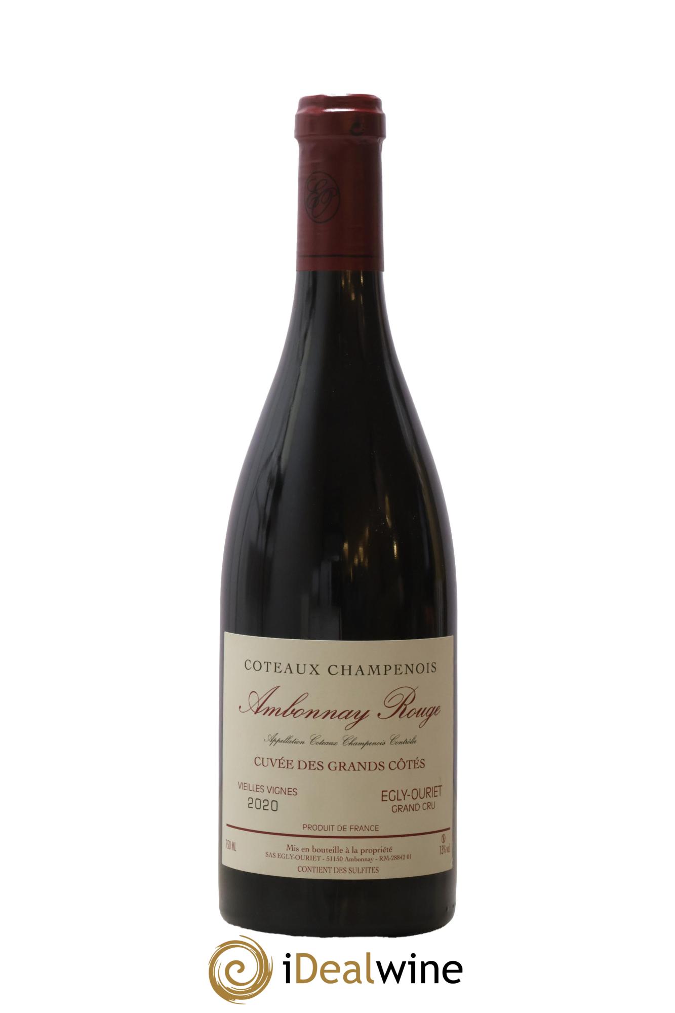 Ambonnay Cuvée des Grands Côtés VV Grand Cru Egly-Ouriet Ambonnay Vieilles Vignes Egly-Ouriet 2020 - Posten von 1 Flasche - 0