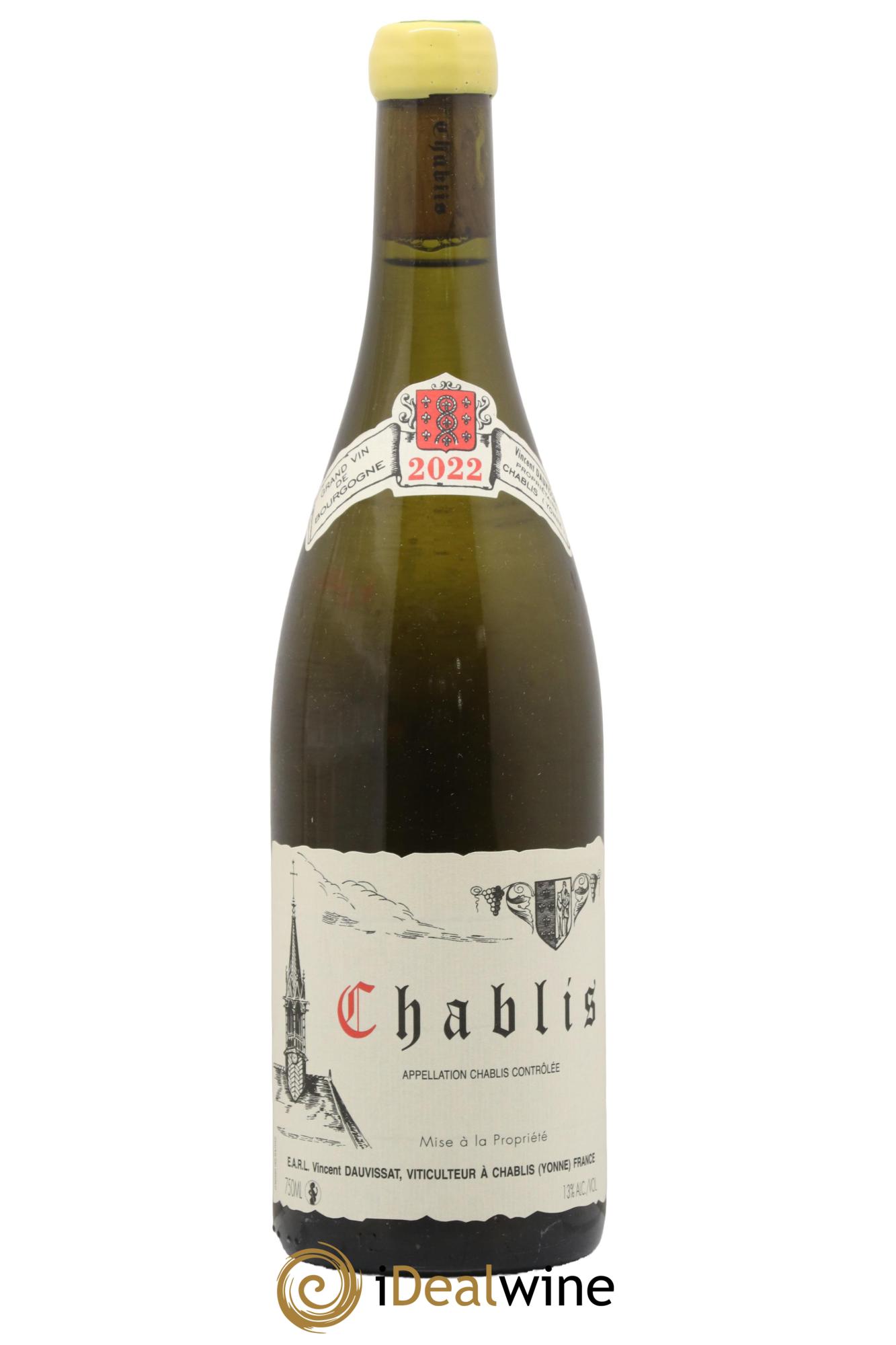 Chablis Vincent Dauvissat (Domaine) 2022 - Lot de 1 bouteille - 0