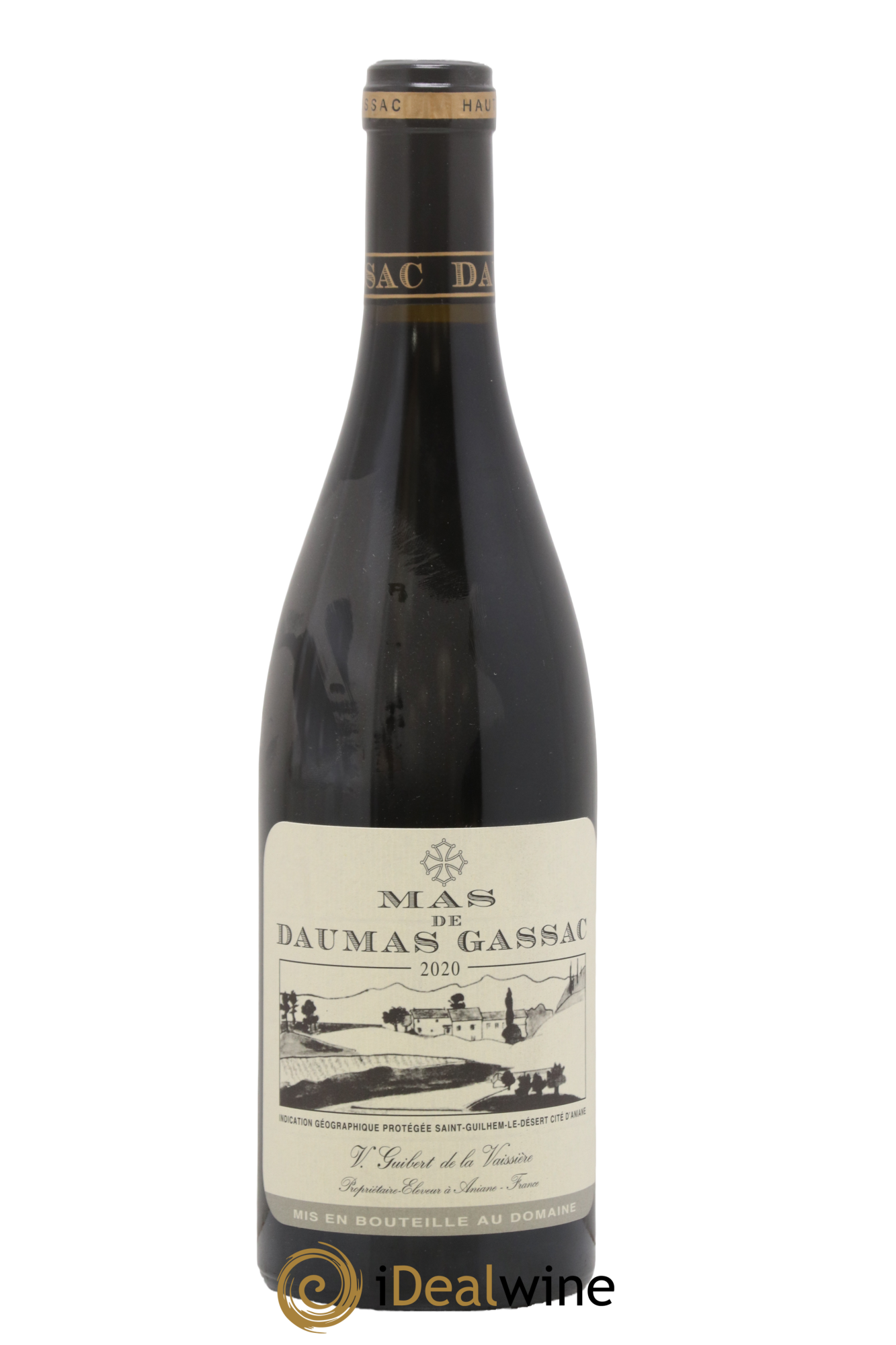 Saint-Guilhem-le-Désert - Cité d'Aniane Mas Daumas Gassac Famille Guibert de La Vaissière 2020 - Posten von 1 Flasche - 0