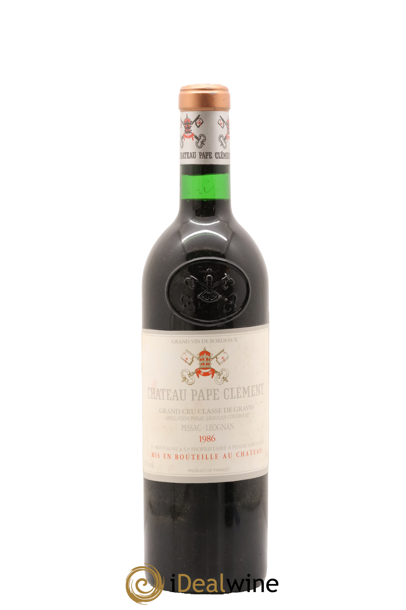 Château Pape Clément Cru Classé de Graves 1986 - Lot de 1 bouteille - 0