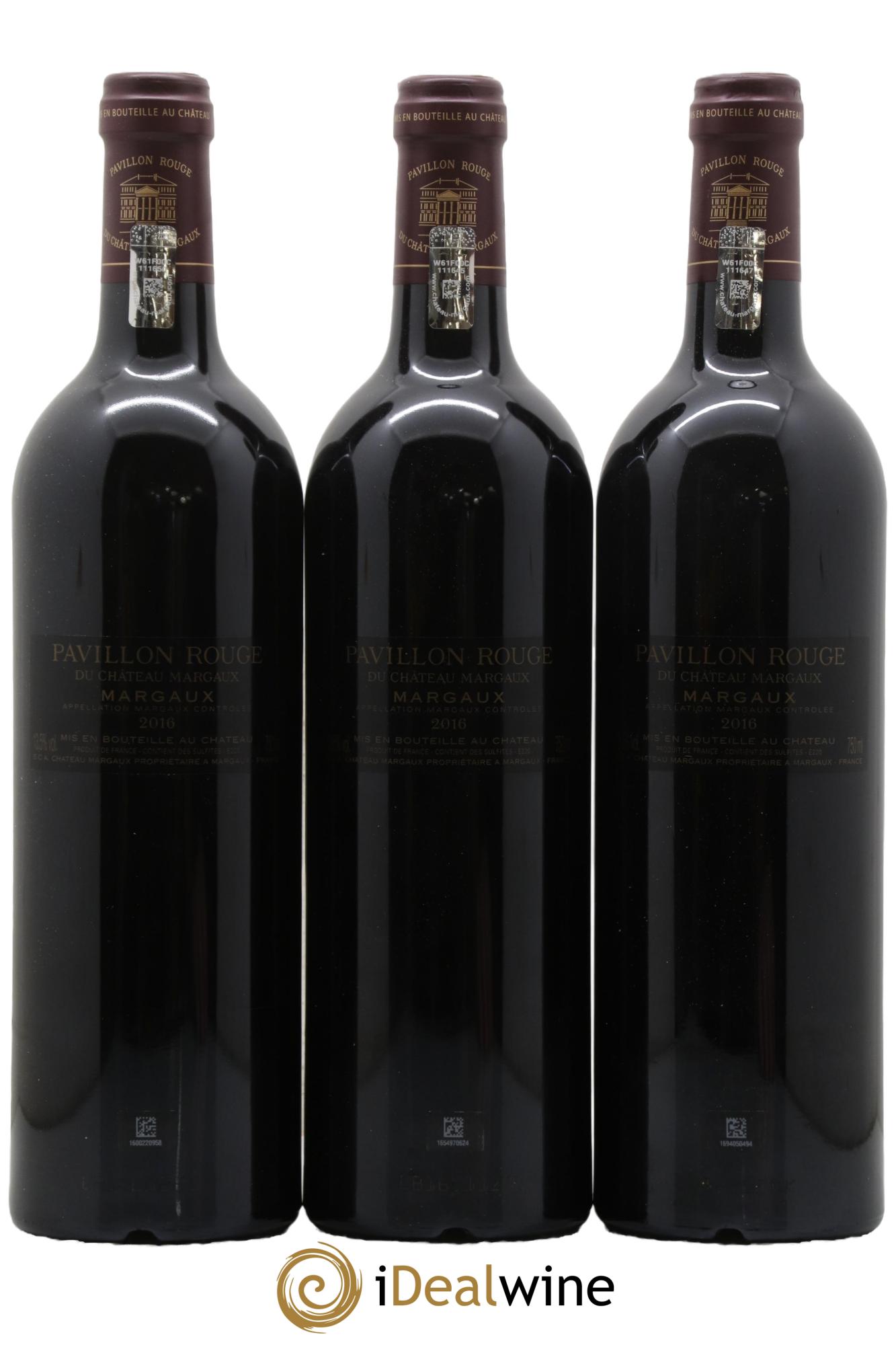 Pavillon Rouge du Château Margaux Second Vin 2016 - Lotto di 3 bottiglie - 1