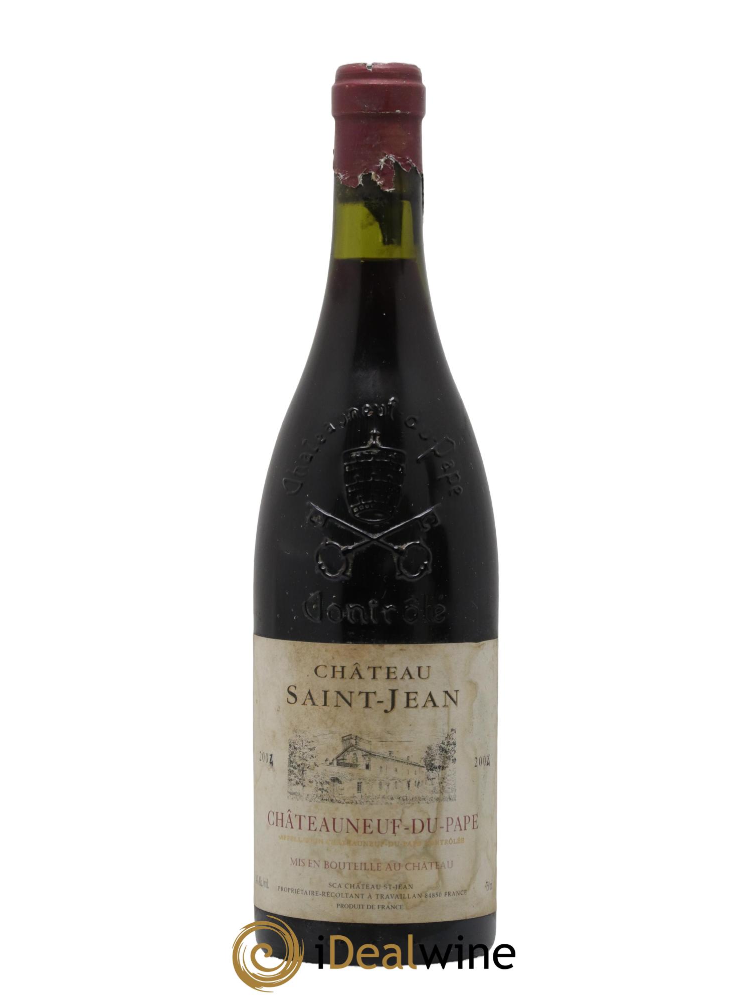 Châteauneuf-du-Pape Château Saint-Jean 2004 - Lot de 1 bouteille - 0