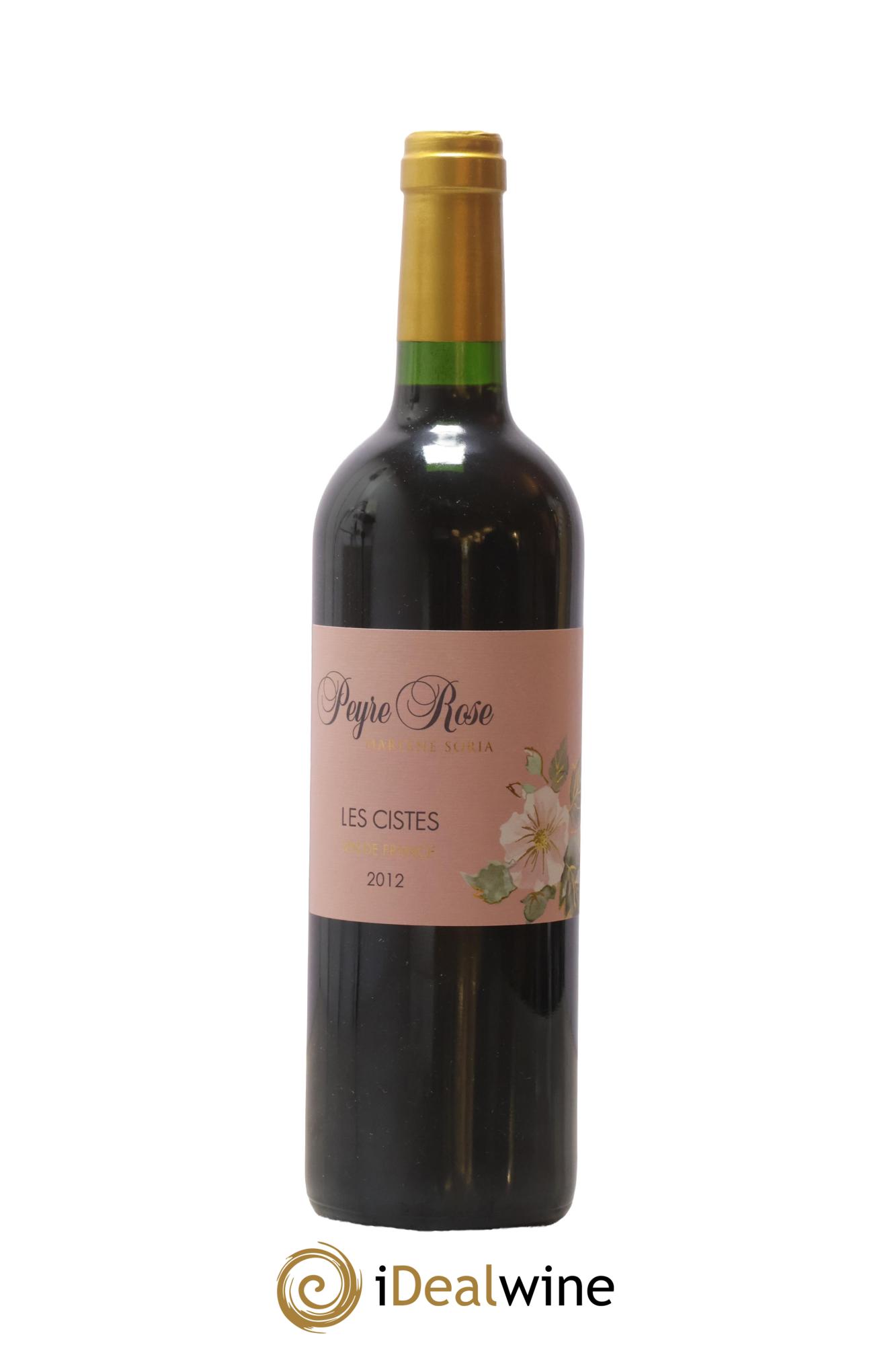 Vin de France (anciennement Coteaux du Languedoc) Domaine Peyre Rose Les Cistes Marlène Soria 2012 - Lot of 1 bottle - 0