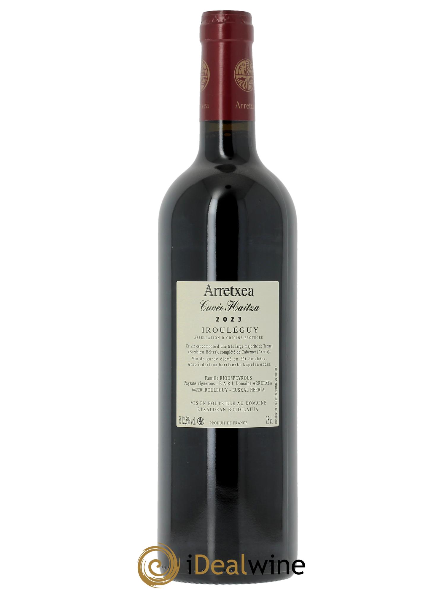 Irouléguy Cuvée Haitza Arretxea (Domaine) 2023 - Lot de 1 bouteille - 1