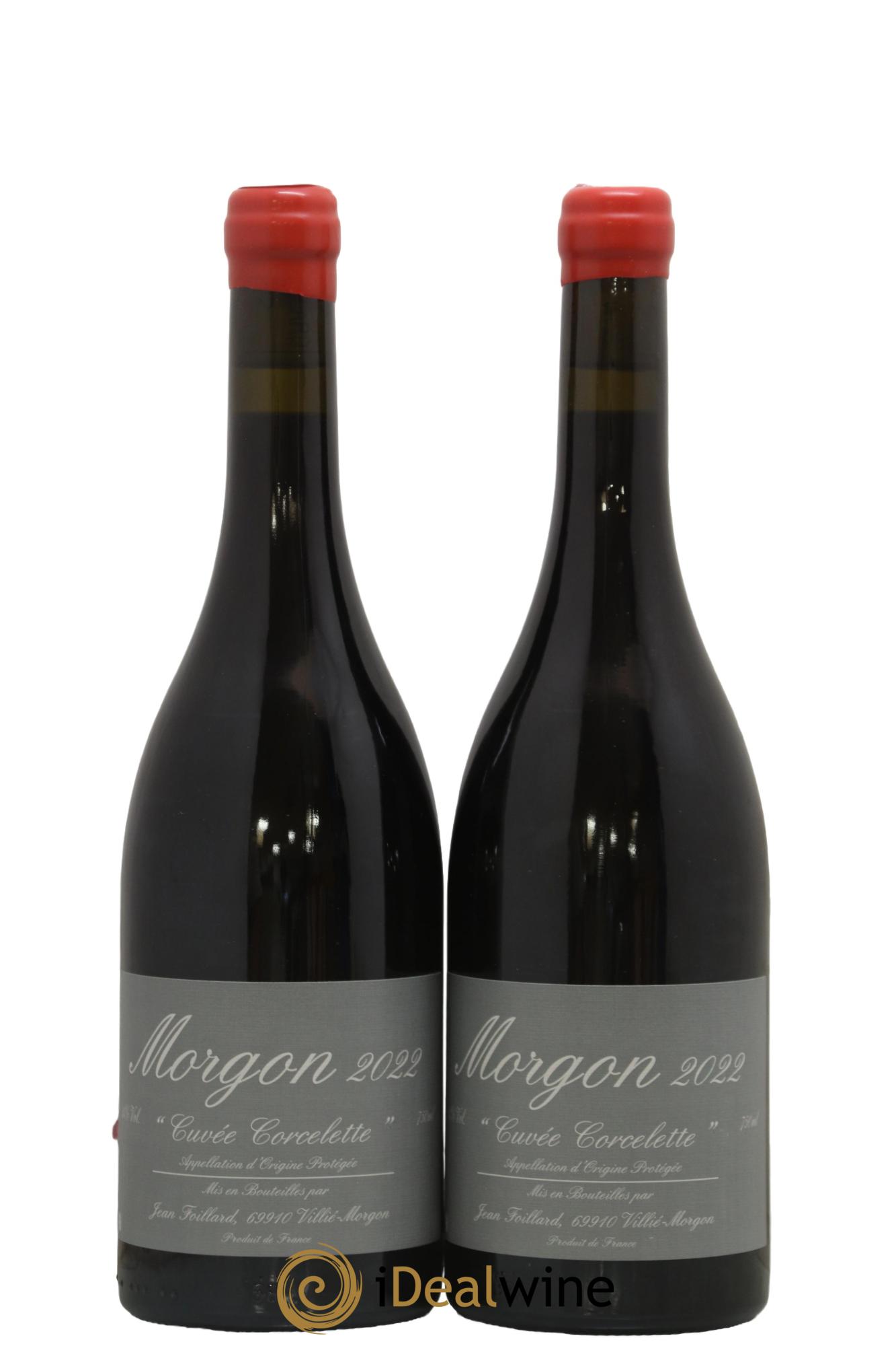 Morgon Corcelette Jean Foillard 2022 - Lot de 2 bouteilles - 0