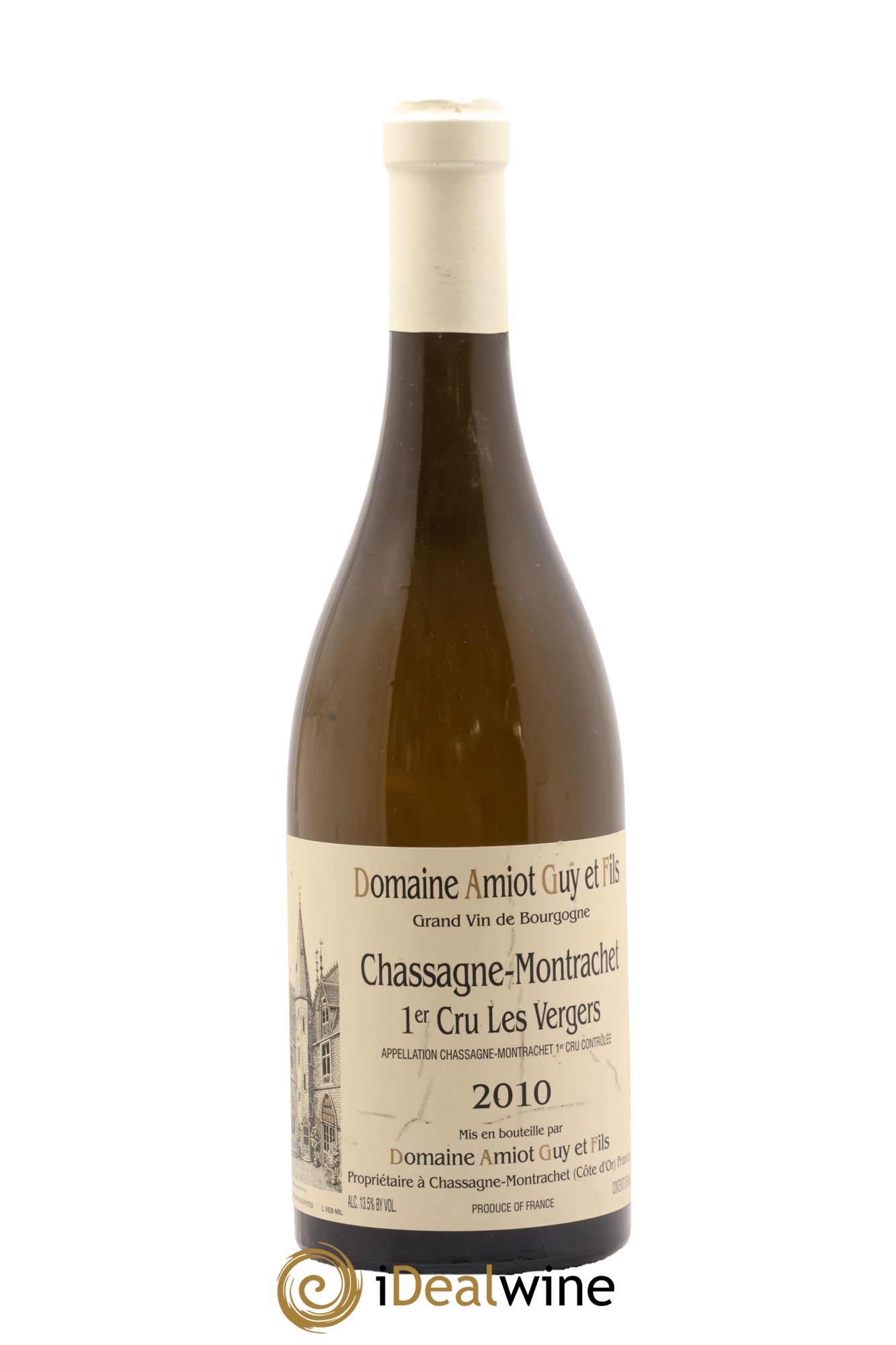 Chassagne-Montrachet 1er Cru Les Vergers Guy Amiot & Fils 2010 - Lot de 1 bouteille - 0