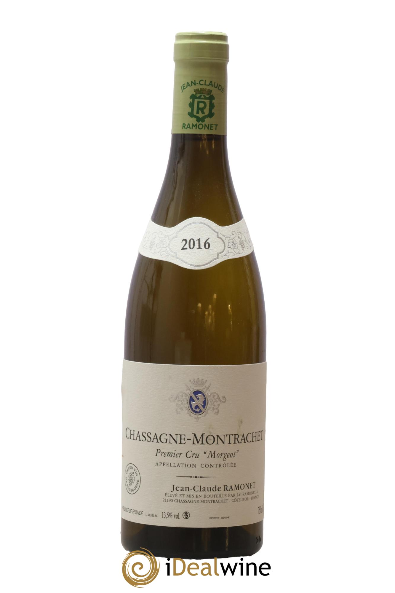 Chassagne-Montrachet 1er Cru Morgeot Ramonet (Domaine) 2016 - Posten von 1 Flasche - 0