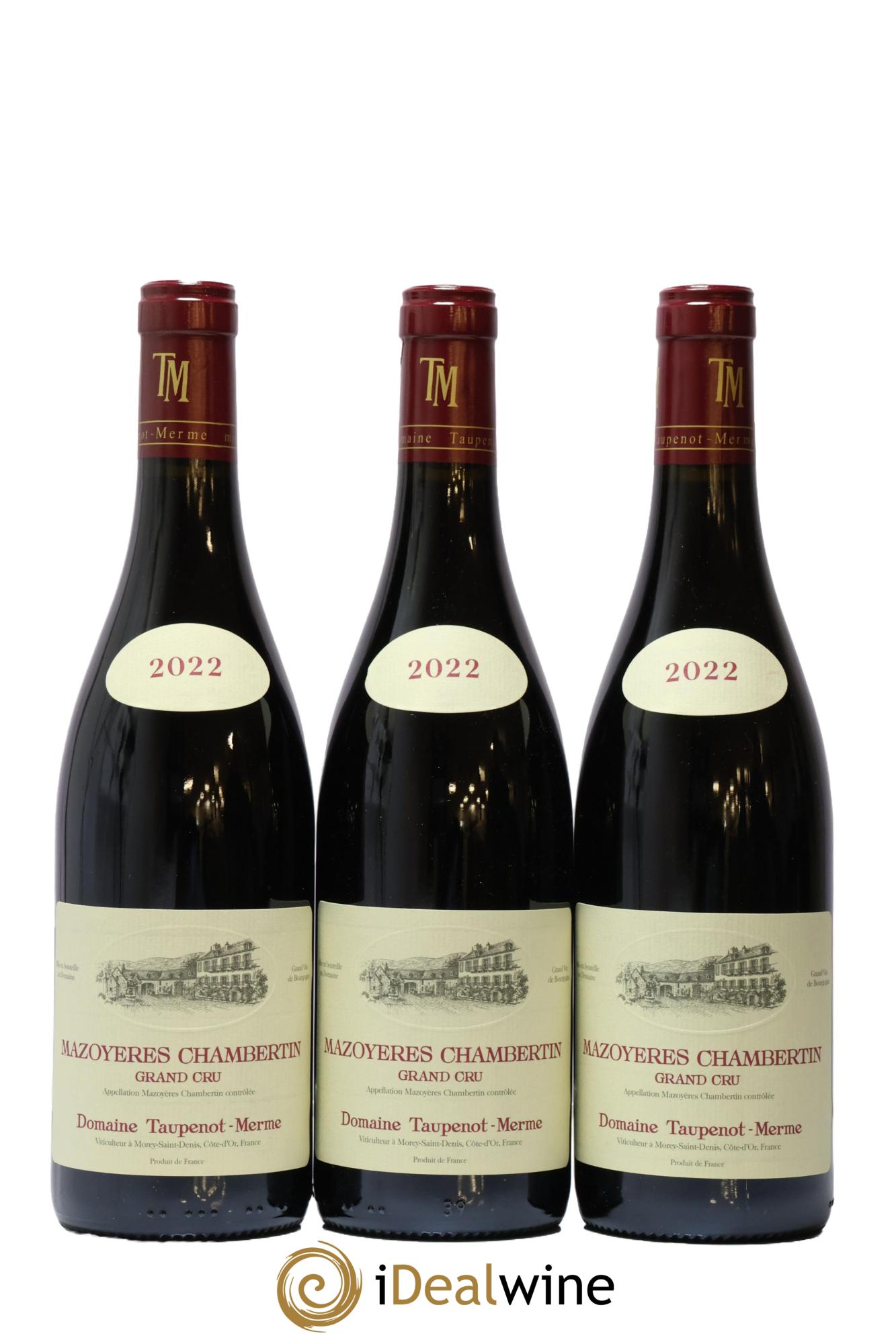 Mazoyères-Chambertin Grand Cru Taupenot-Merme 2022 - Lot de 6 bouteilles - 3