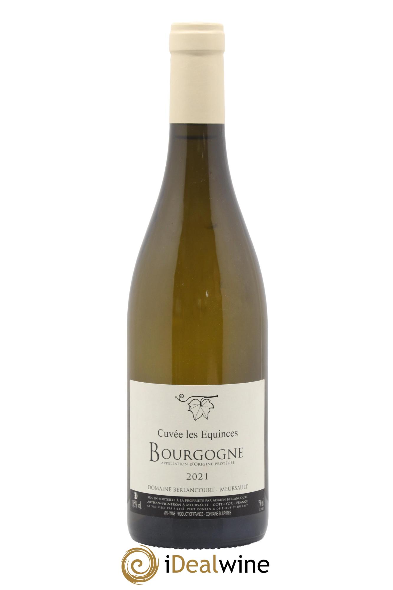 Bourgogne Cuvée Les Equinces Berlancourt 2021 - Lot de 1 bouteille - 0