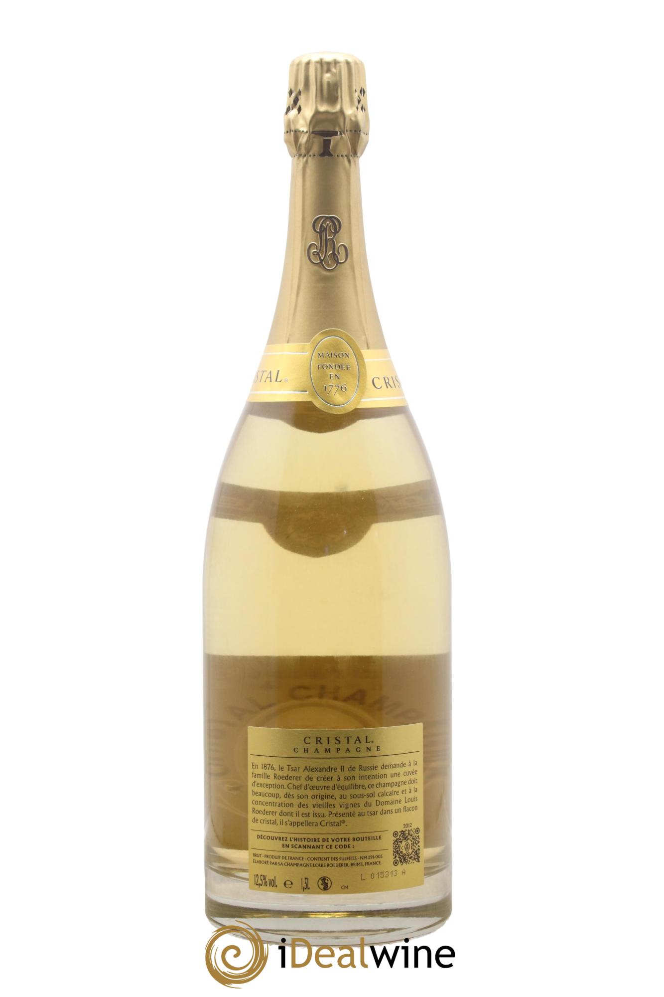 Cristal Louis Roederer 2012 - Lot of 1 magnum - 1