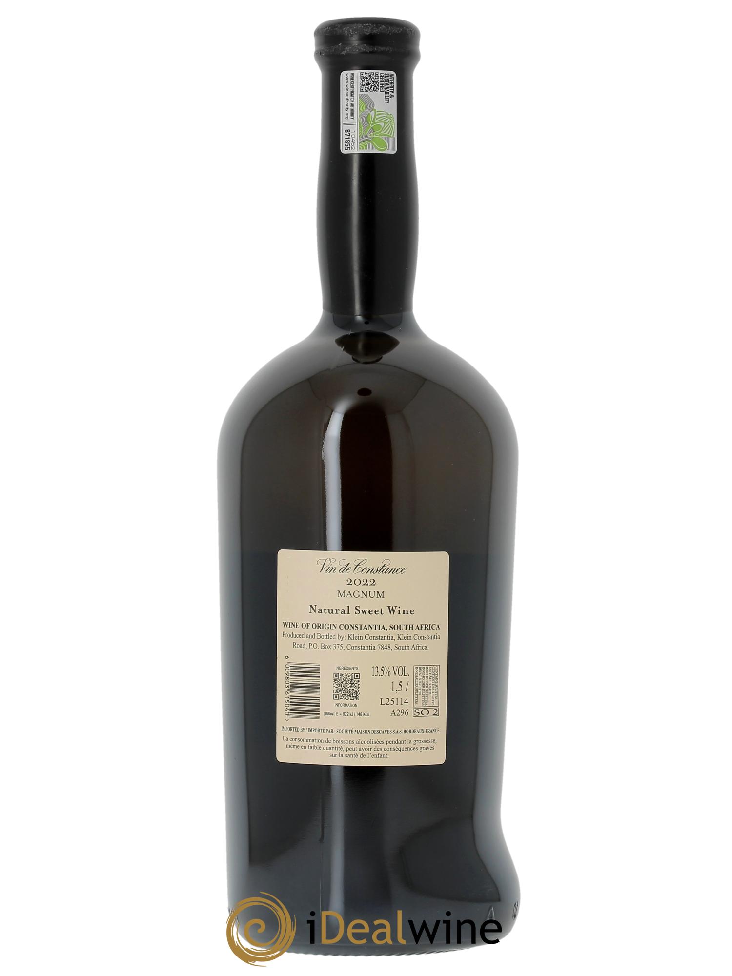 Vin de Constance Klein Constantia L. Jooste  2022 - Lot de 1 magnum - 1