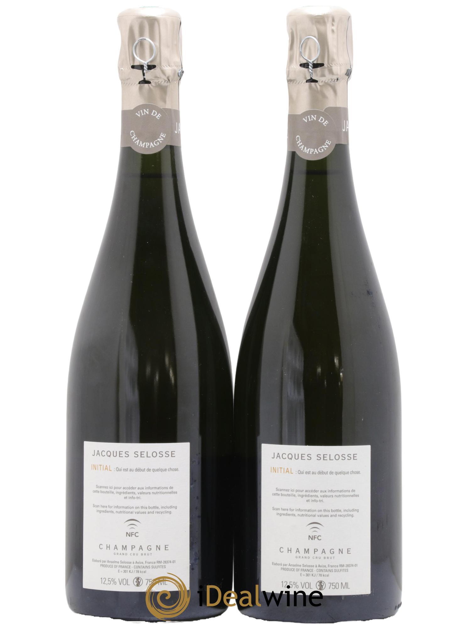 Initial Brut Jacques Selosse - Lot de 2 bouteilles - 1