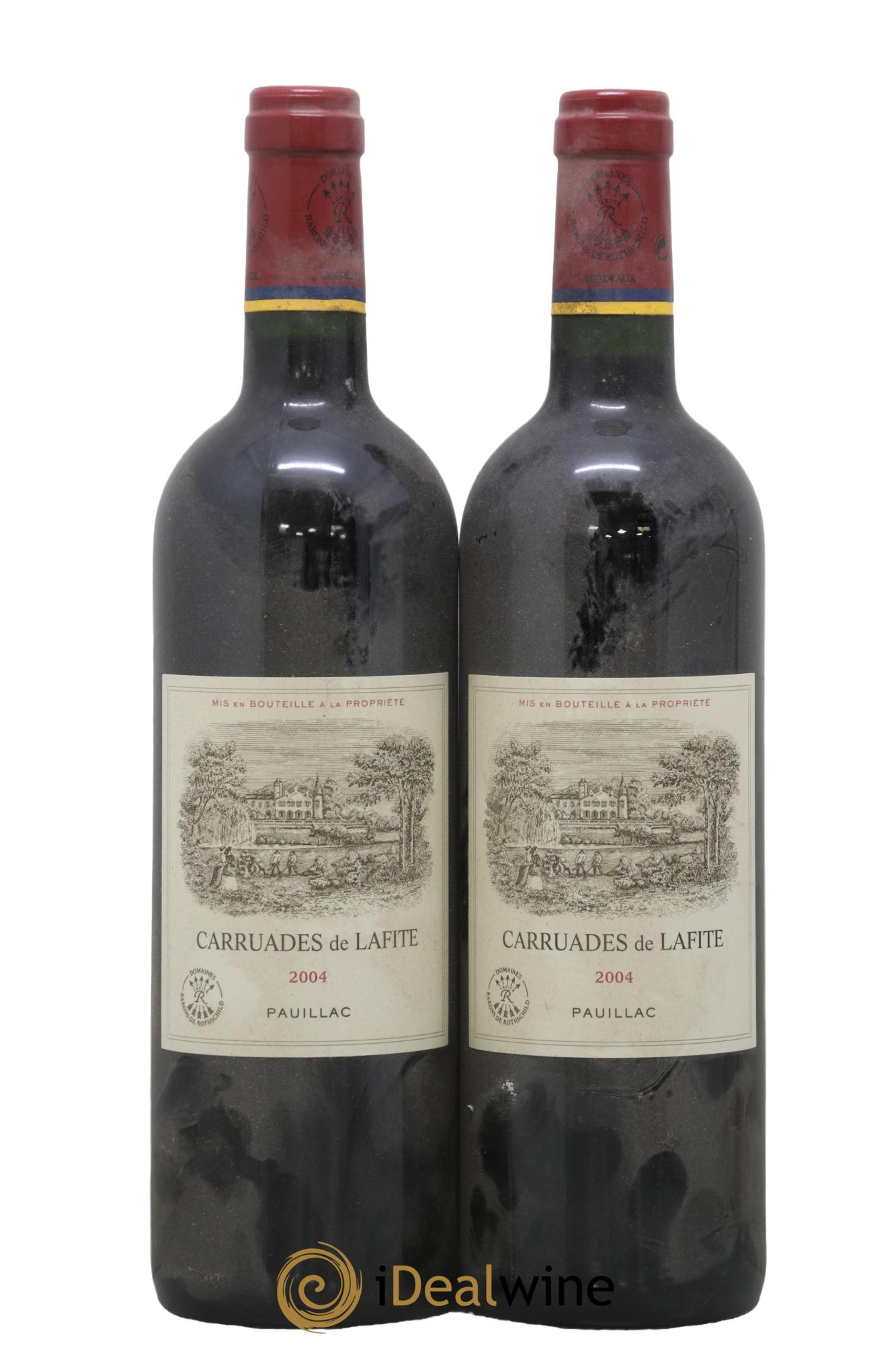Carruades de Lafite Rothschild Second Vin 2004 - Lot de 2 bouteilles - 0