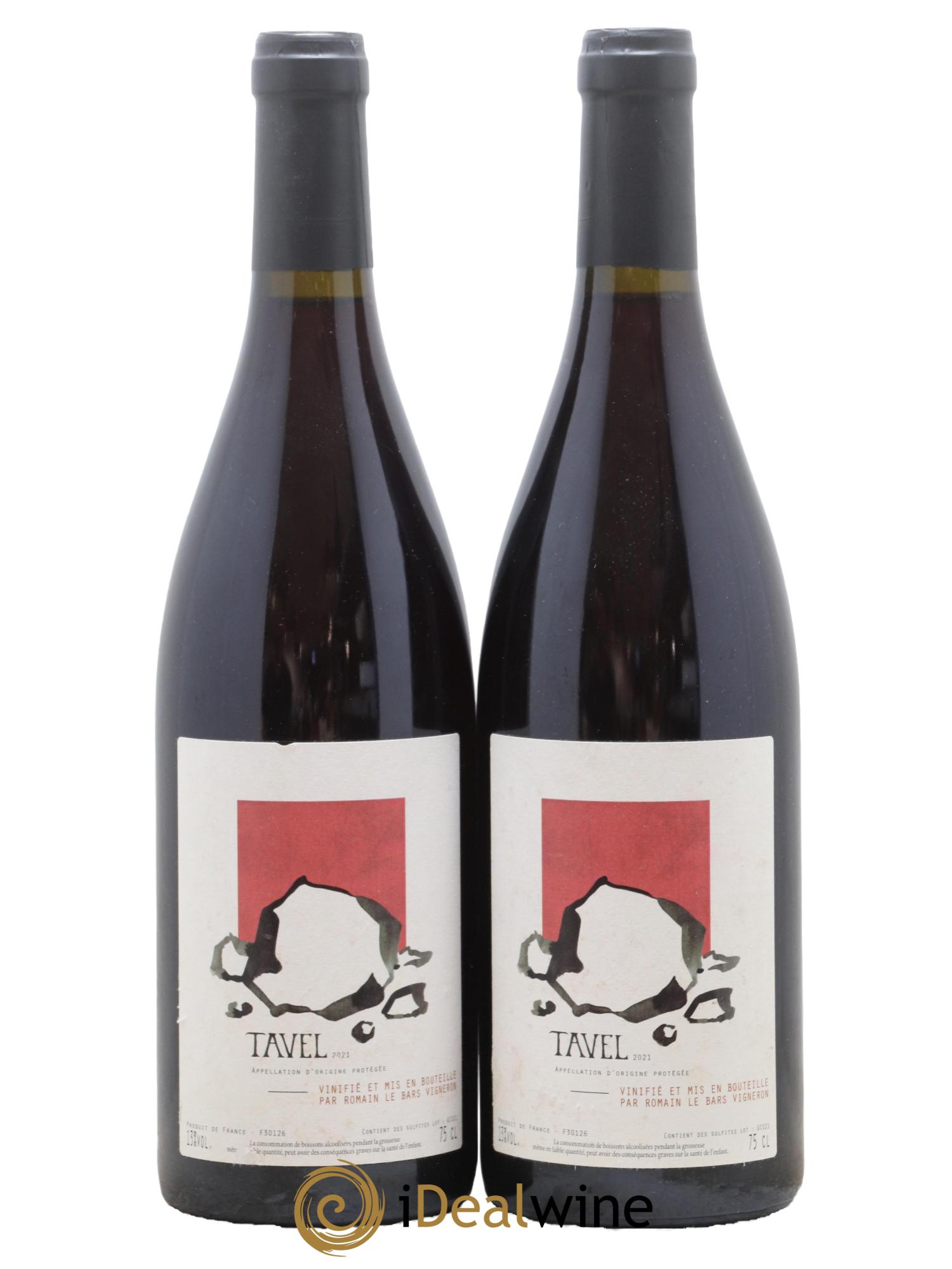 Tavel Romain Le Bars 2021 - Lot de 2 bouteilles - 0