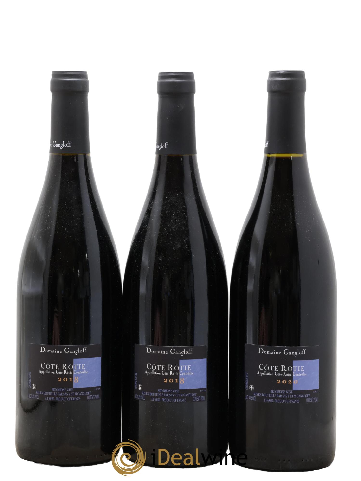 Côte-Rôtie La Barbarine Gangloff (Domaine) 2018 - Lot de 3 bouteilles - 1