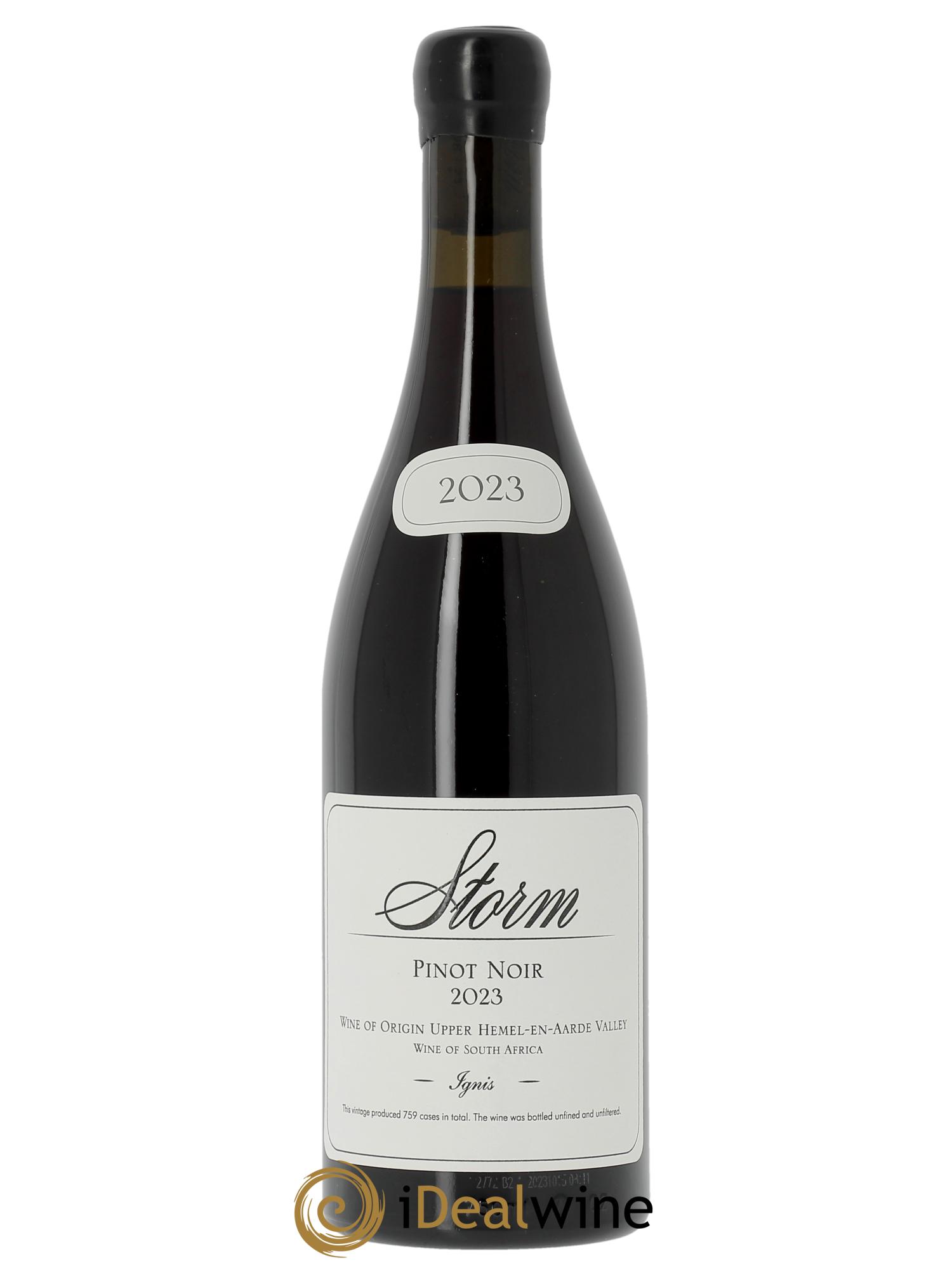 Hemel en Haarde Storm Wines Ignis Pinot Noir 2023 - Posten von 1 Flasche - 0