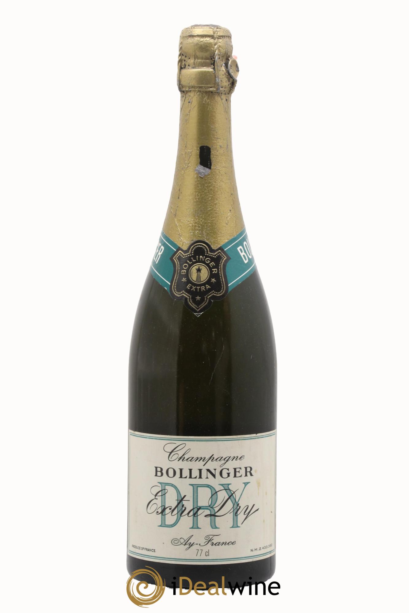 Champagne Extra Dry Bollinger - Lot de 1 bouteille - 0