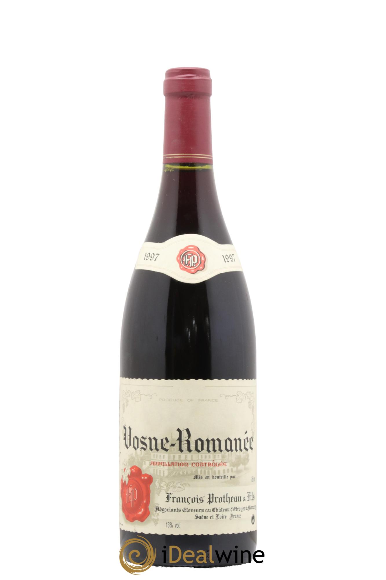 Vosne-Romanée Protheau 1997 - Posten von 1 Flasche - 0