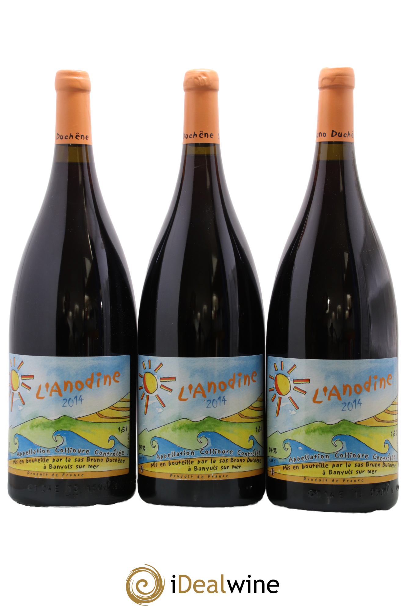 Collioure L'Anodine Bruno Duchêne 2014 - Lot de 3 magnums - 0