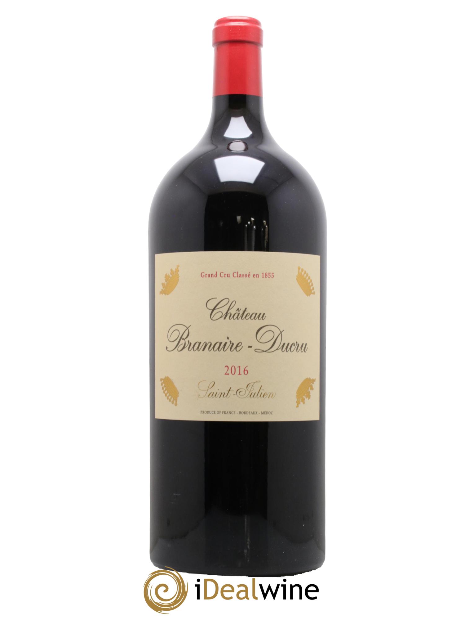 Château Branaire Ducru 4ème Grand Cru Classé 2016 - Lot de 1 mathusalem - 0