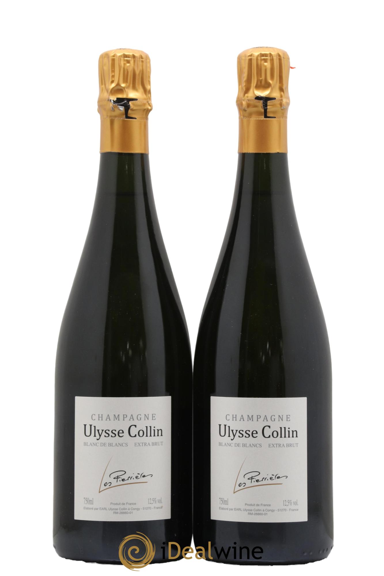 Les Pierrières Blancs de Blancs Extra-Brut Ulysse Collin - Lotto di 2 bottiglie - 0