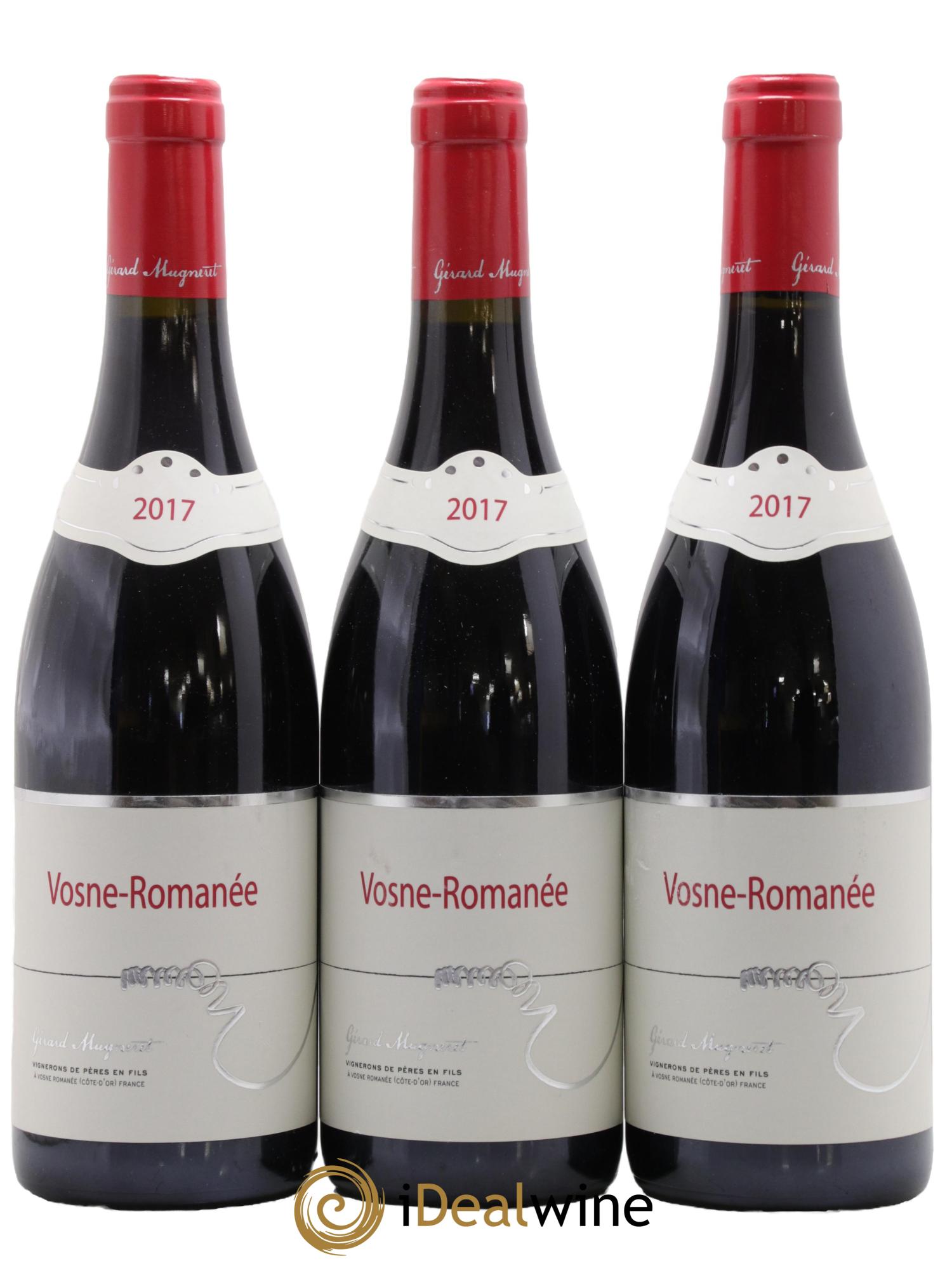 Vosne-Romanée Gérard Mugneret 2017 - Lot of 3 bottles - 0