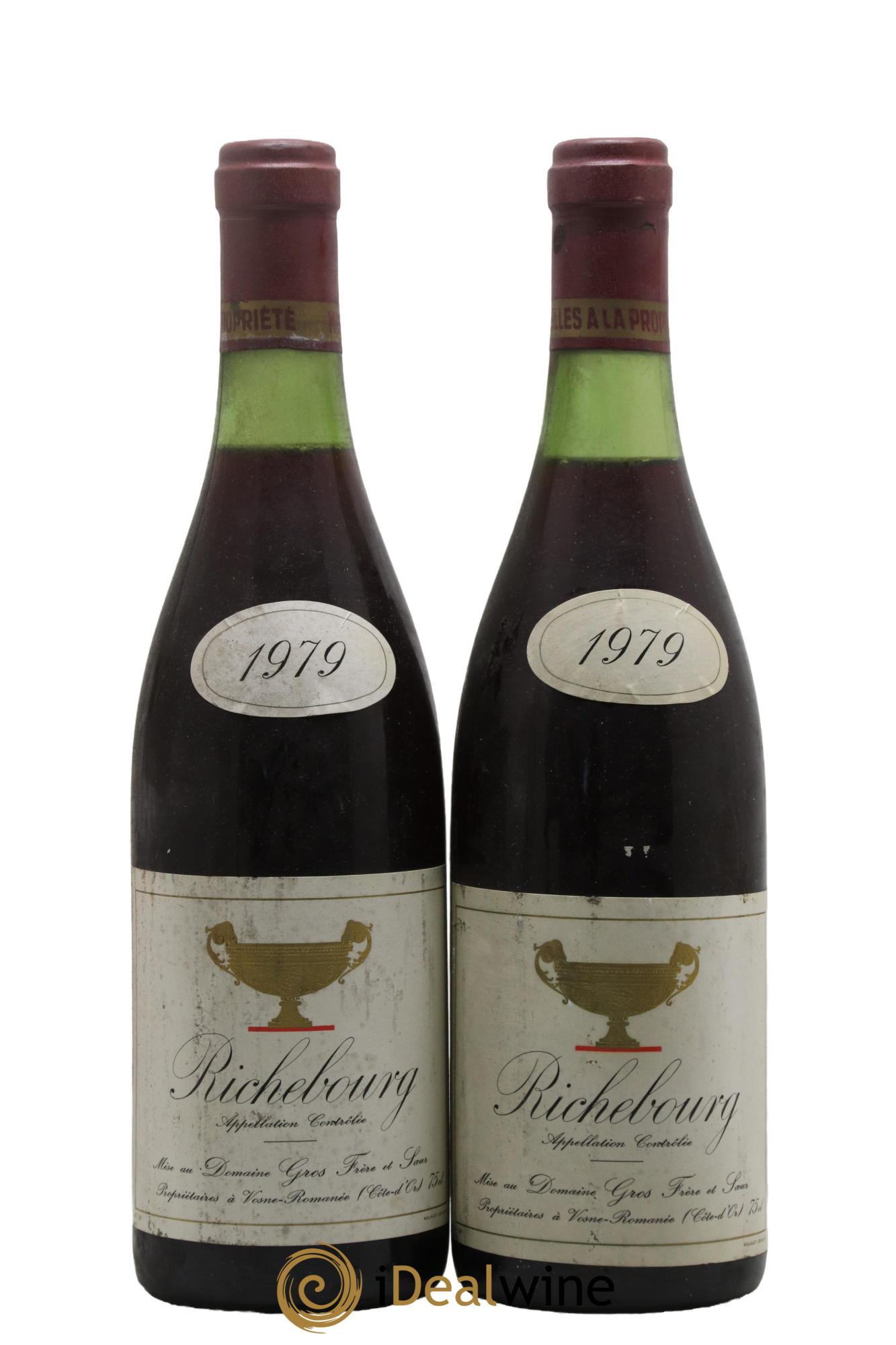 Richebourg Grand Cru Gros Frère & Soeur 1979 - Lot de 2 bouteilles - 0