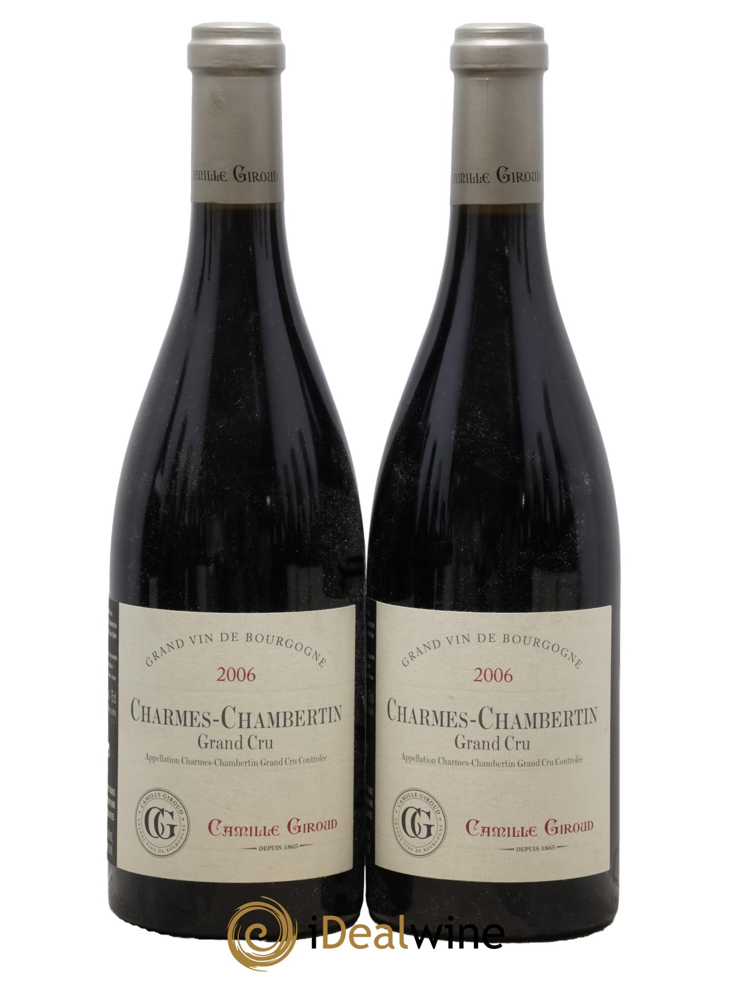 Charmes-Chambertin Grand Cru Camille Giroud (Domaine) 2006 - Lot of 2 bottles - 0