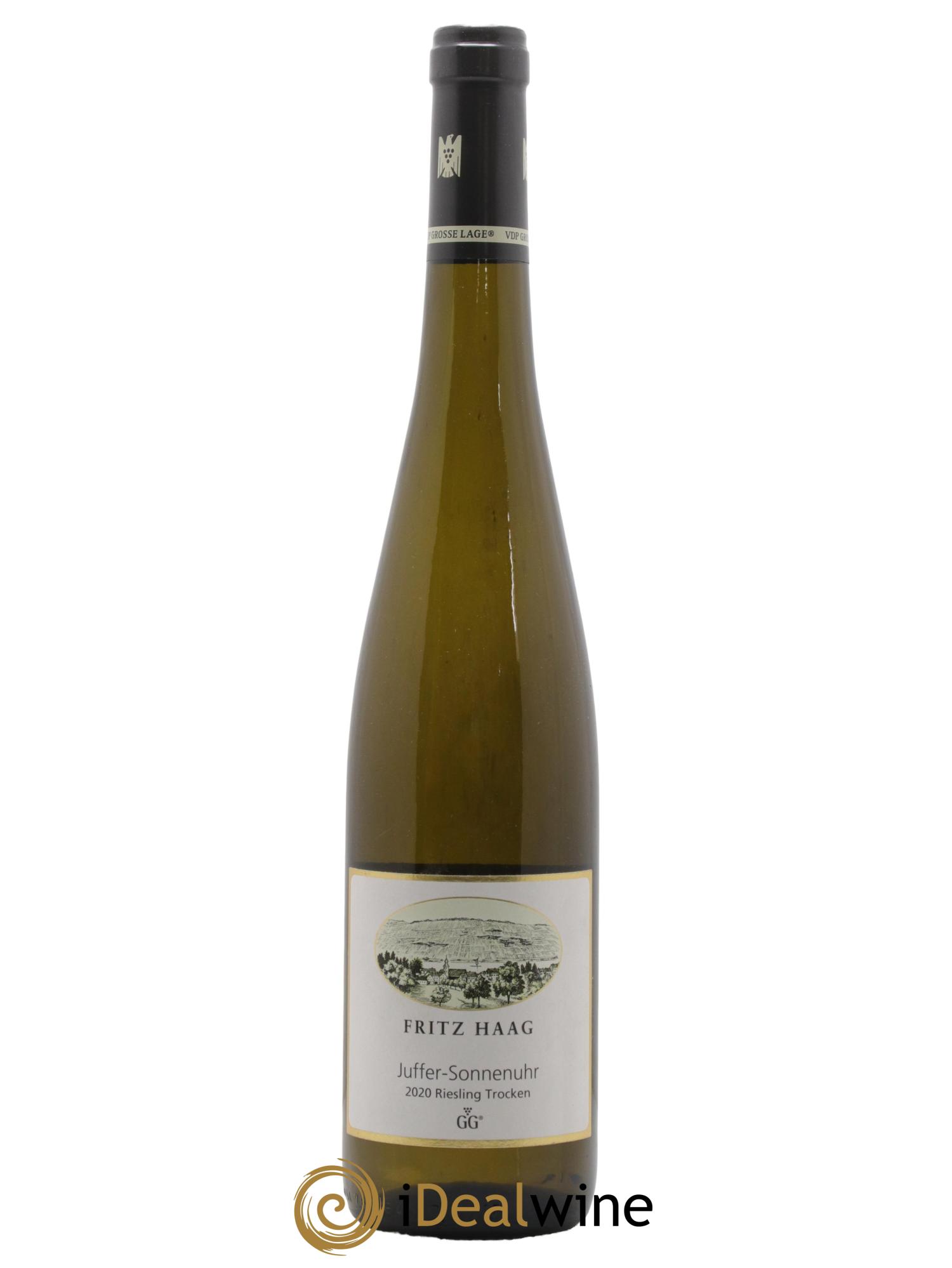 Allemagne Mosel-Saar Juffer Sonnenuhr Riesling Trocken Fritz Haag 2020 - Lot de 1 bouteille - 0