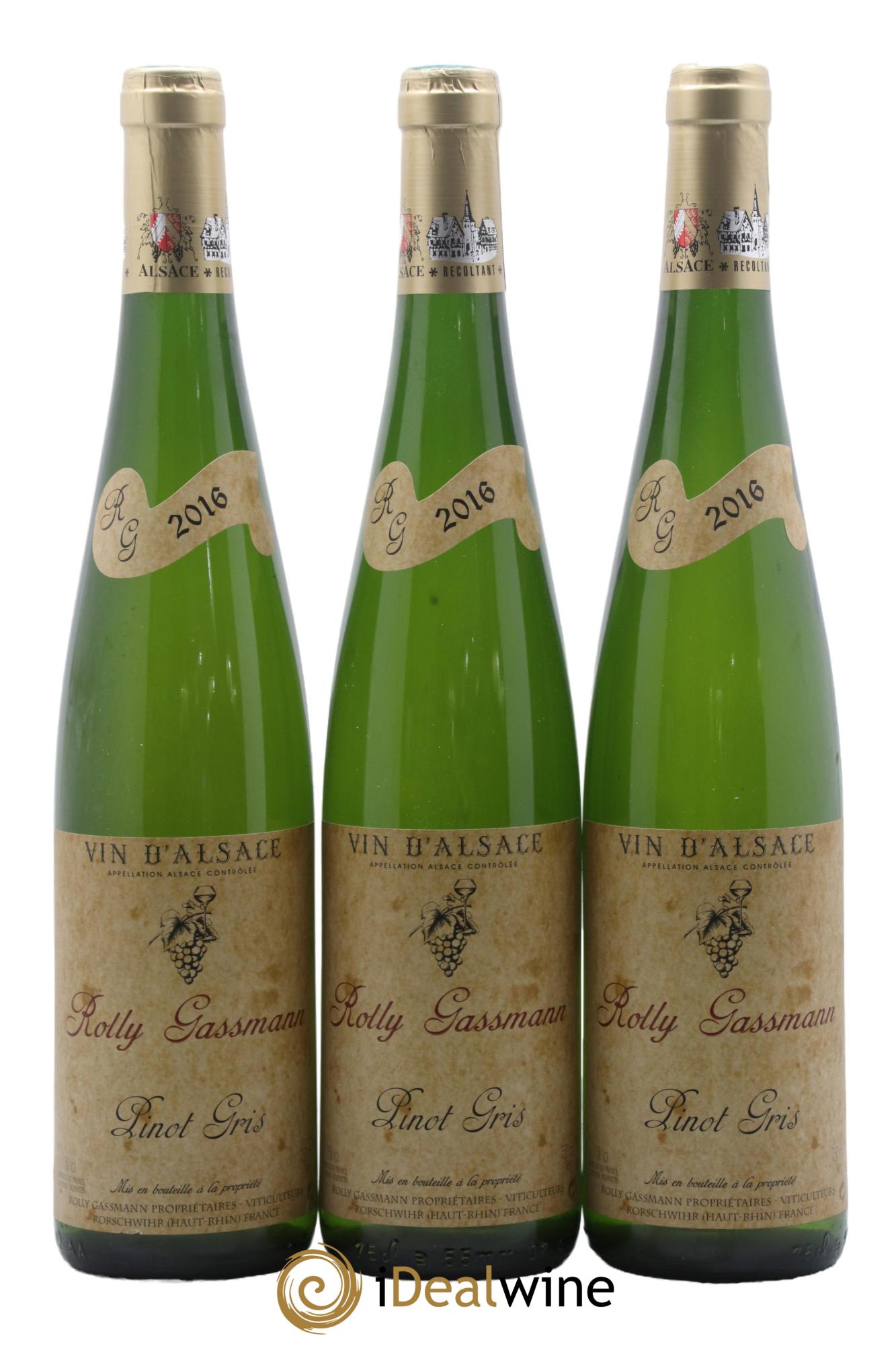 Alsace Pinot Gris Rolly-Gassmann 2016 - Lotto di 3 bottiglie - 0