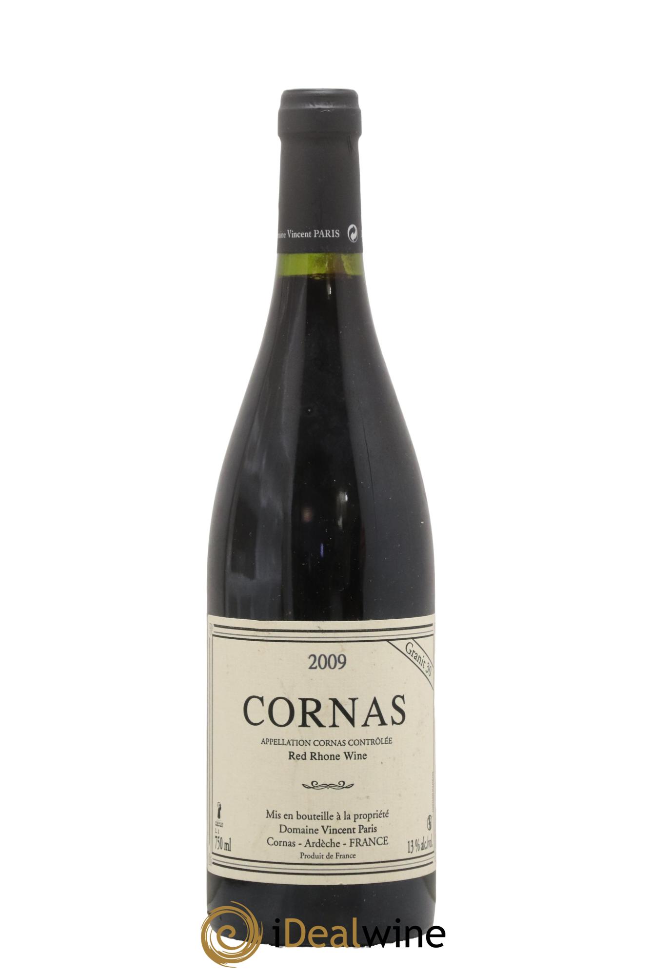 Cornas Granit 30 Vincent Paris 2013 - Lot de 1 bouteille - 0