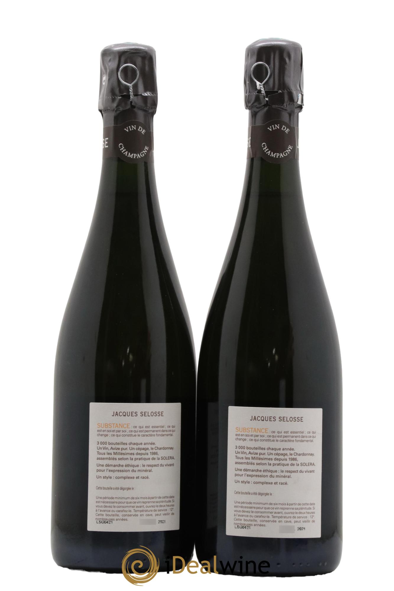 Substance Jacques Selosse - Lot de 2 bouteilles - 1