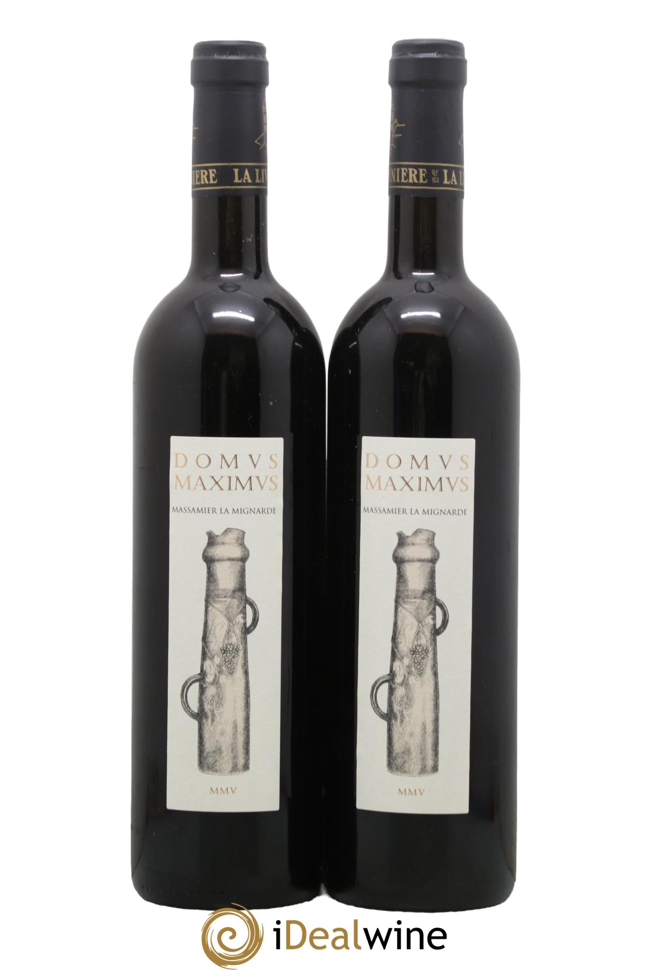 Minervois La Livinière Domus Maximus Domaine Massamier La Mignarde 2005 - Lot de 2 bouteilles - 0