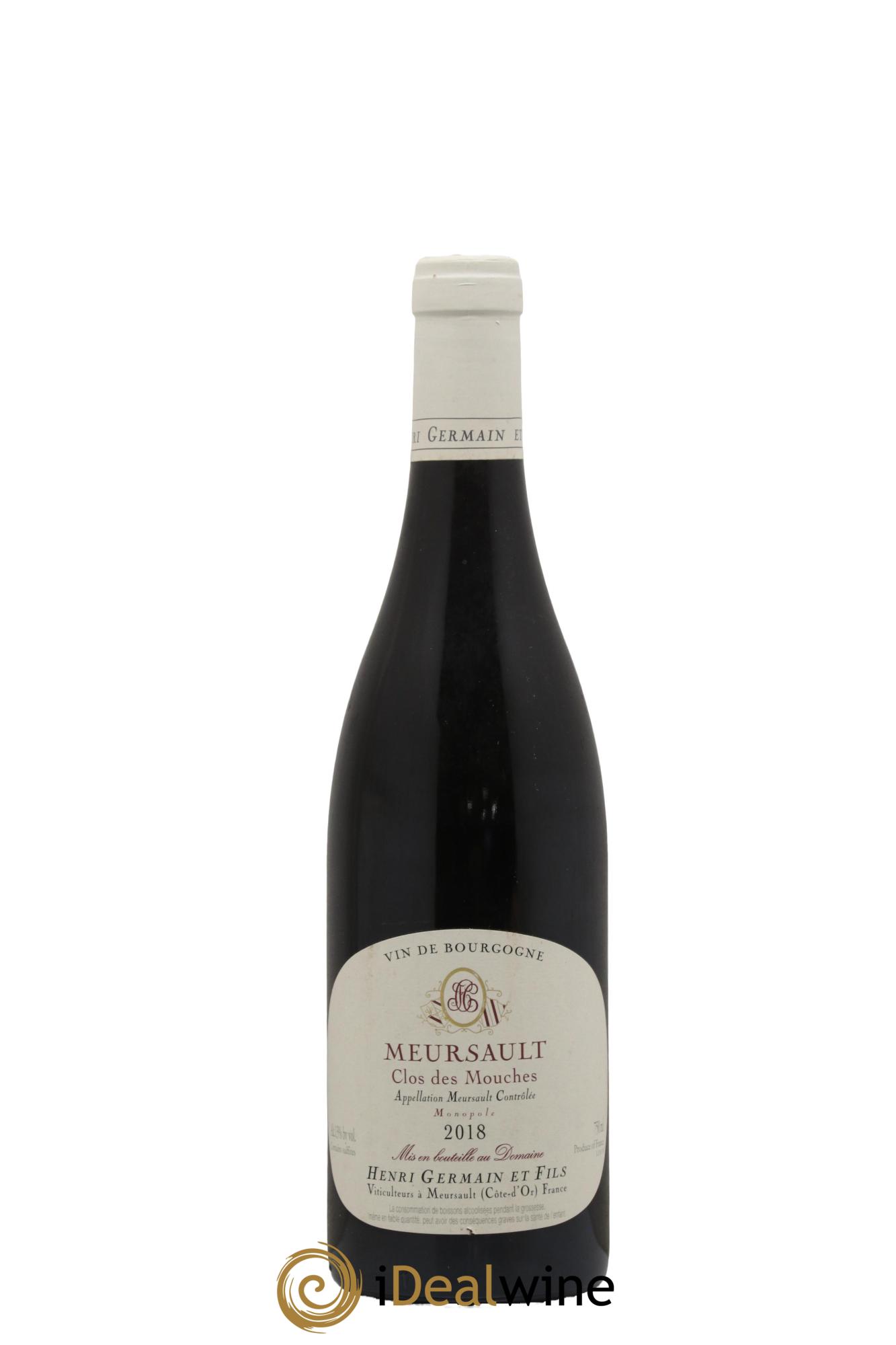 Meursault Clos des Mouches Henri Germain 2018 - Lot de 1 bouteille - 0