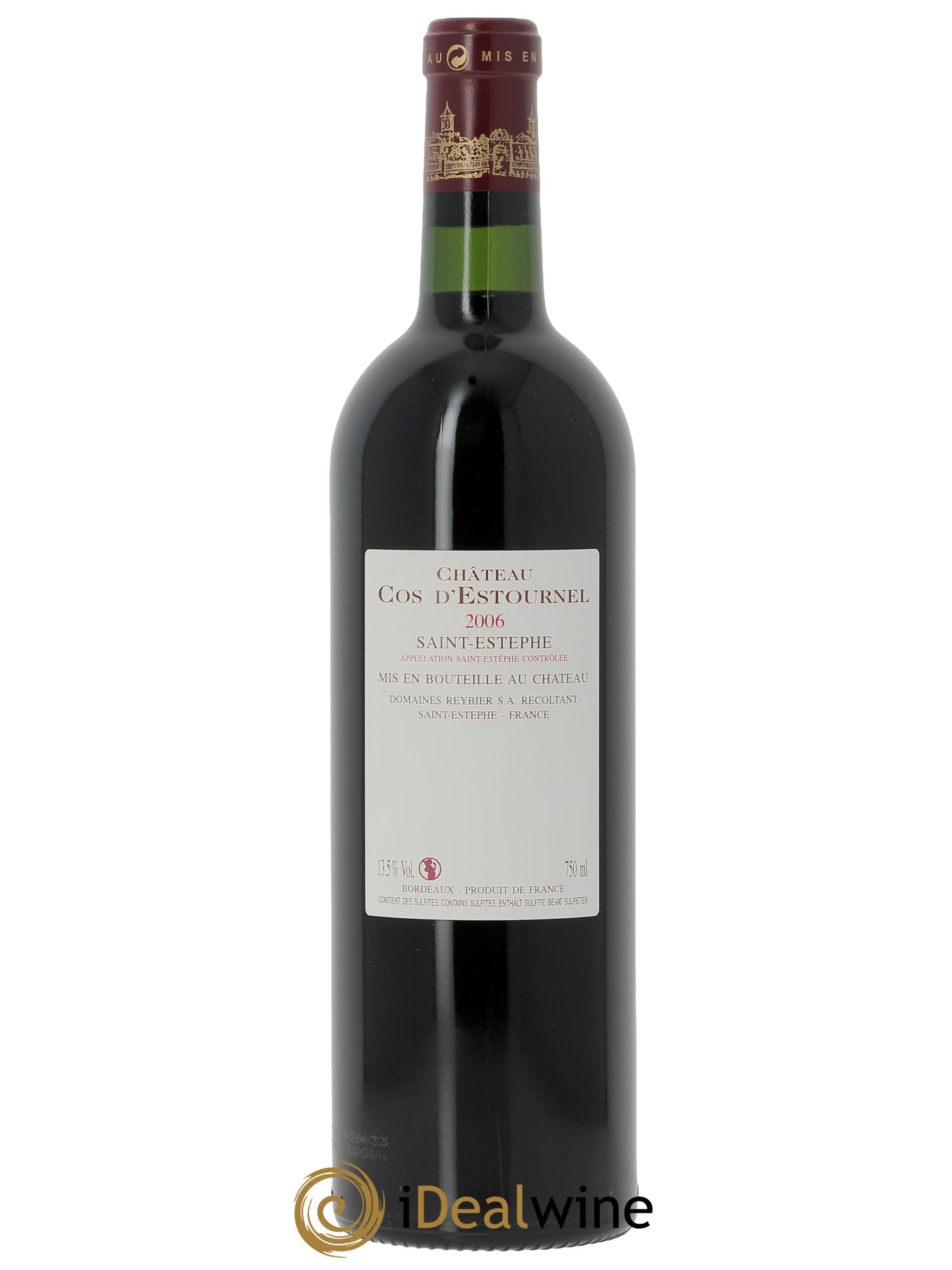 Cos d'Estournel 2ème Grand Cru Classé 2006 - Lot of 1 bottle - 1