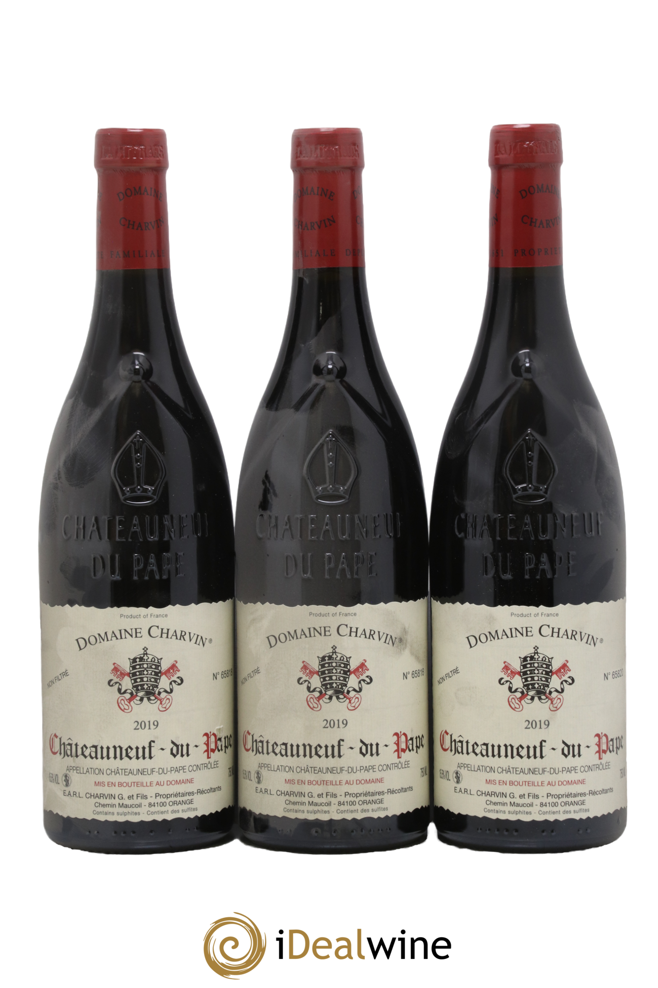 Châteauneuf-du-Pape Charvin (Domaine) 2019 - Lot de 3 bouteilles - 0