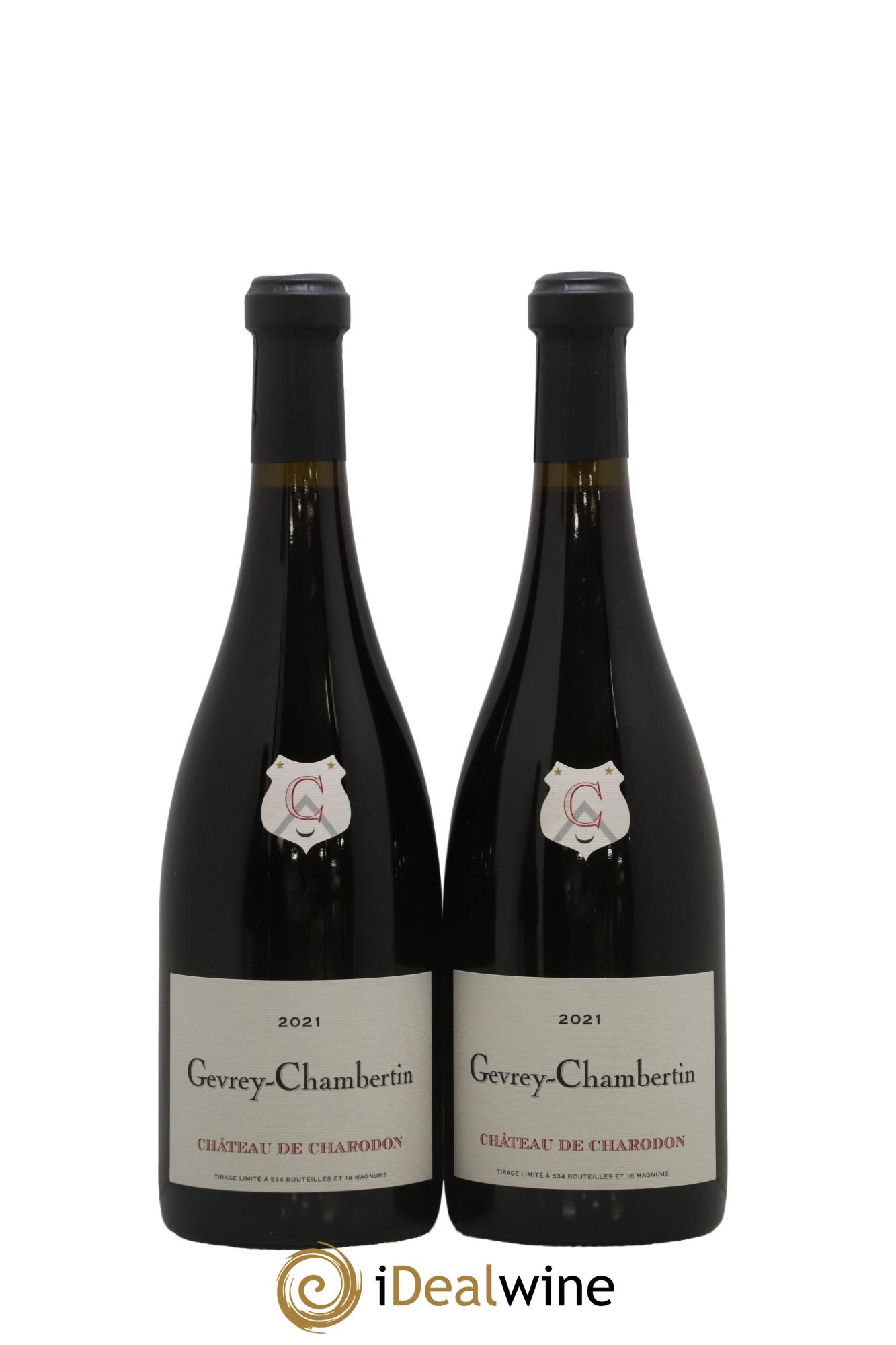 Gevrey-Chambertin Château Charodon 2021 - Lot de 2 bouteilles - 0