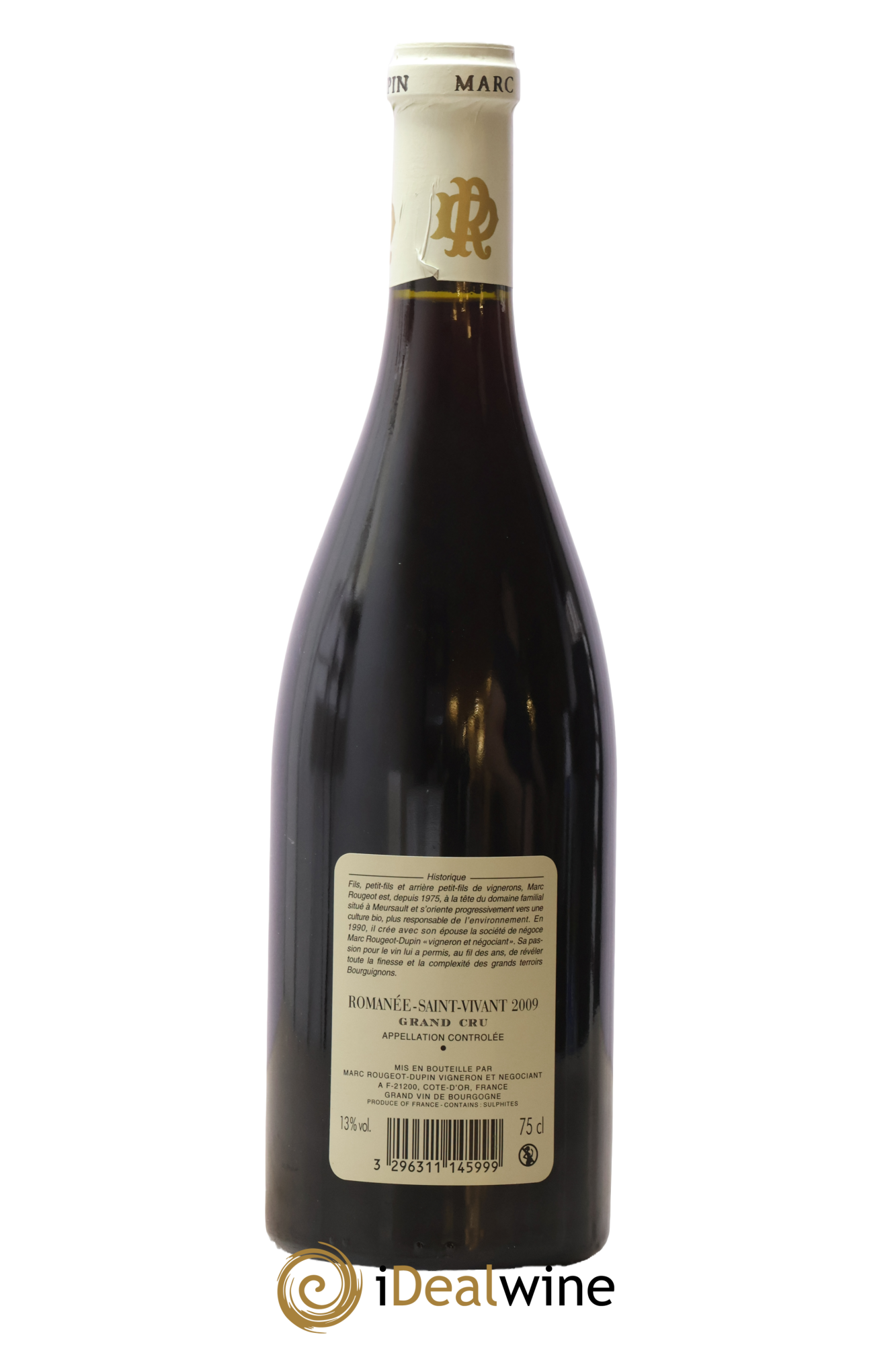 Romanée-Saint-Vivant Grand Cru Marc Rougeot-Dupin 2009 - Lote de 1 botella - 1