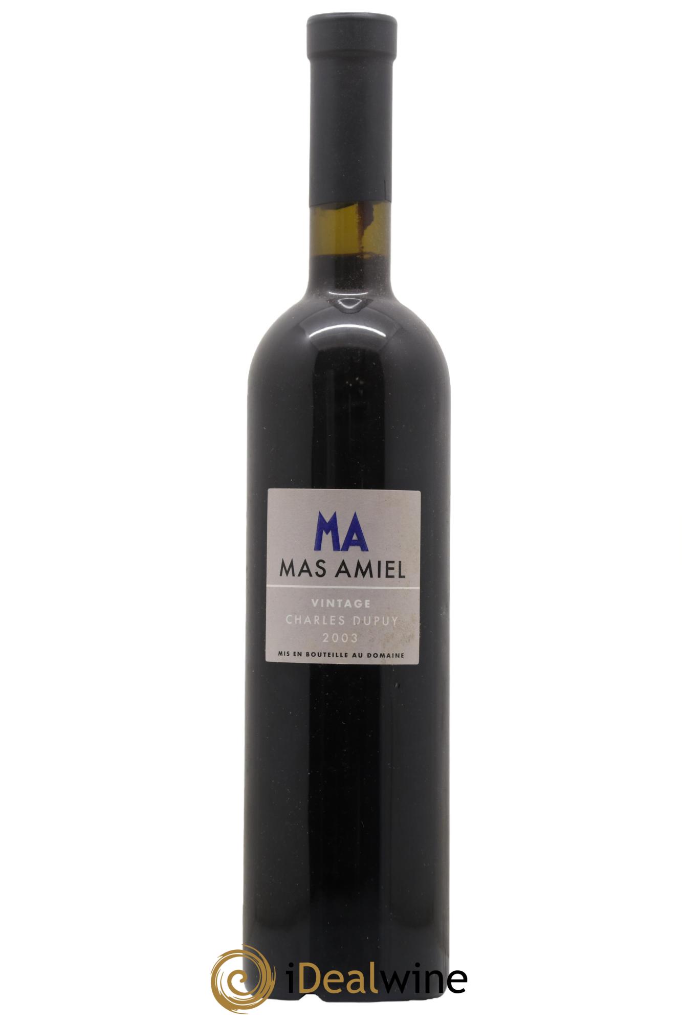 Maury Vin Doux Naturel Charles Dupuy Mas Amiel 2003 - Lot de 1 bouteille - 0
