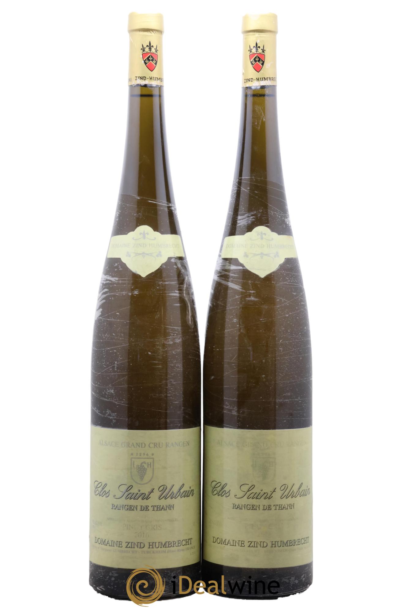 Alsace Pinot Gris Grand Cru Rangen de Thann Clos Saint-Urbain Zind-Humbrecht (Domaine) 2016 - Lot of 2 magnums - 0