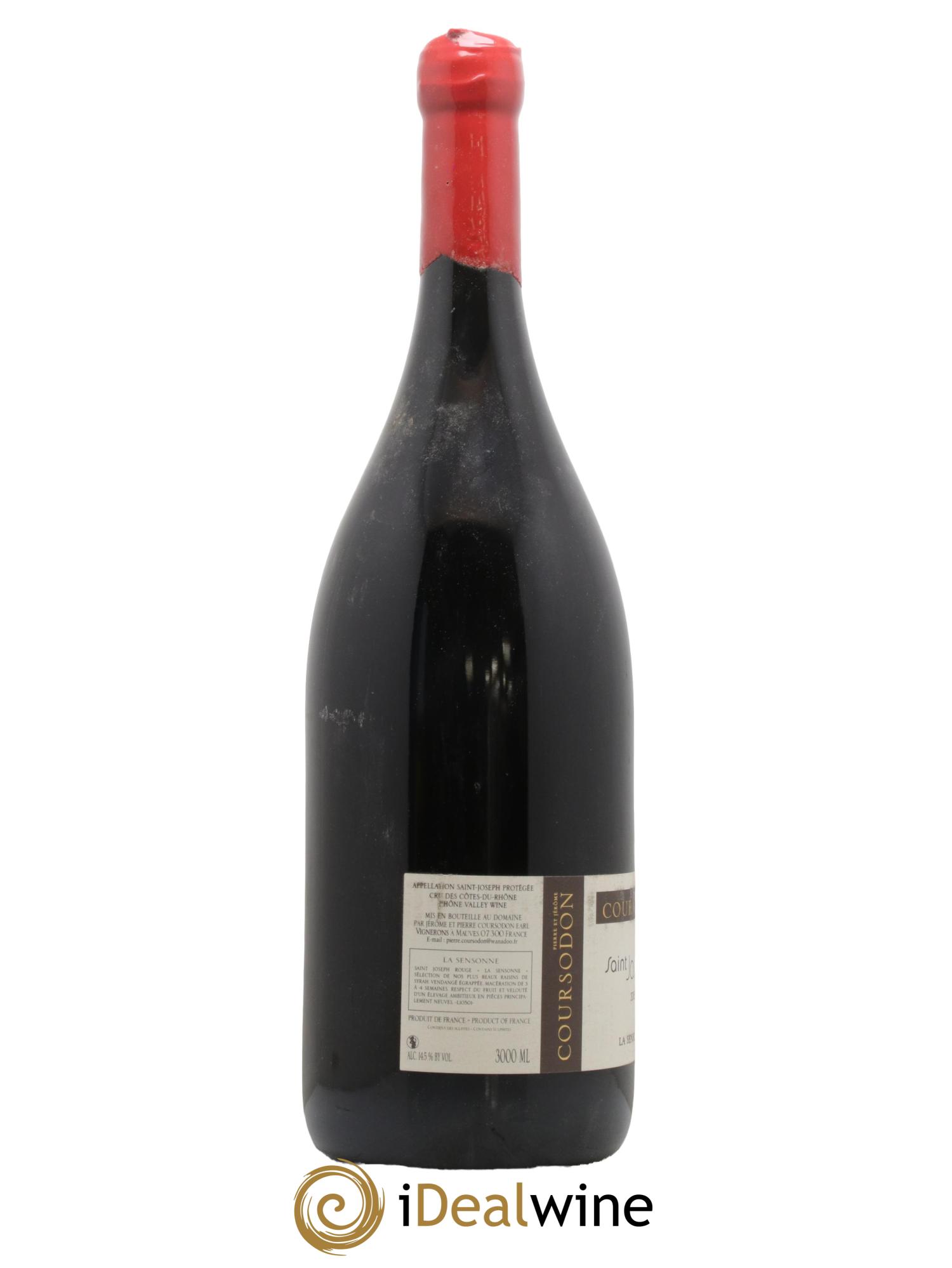 Saint-Joseph La Sensonne Pierre et Jérôme Coursodon 2015 - Lot of 1 double magnum - 1