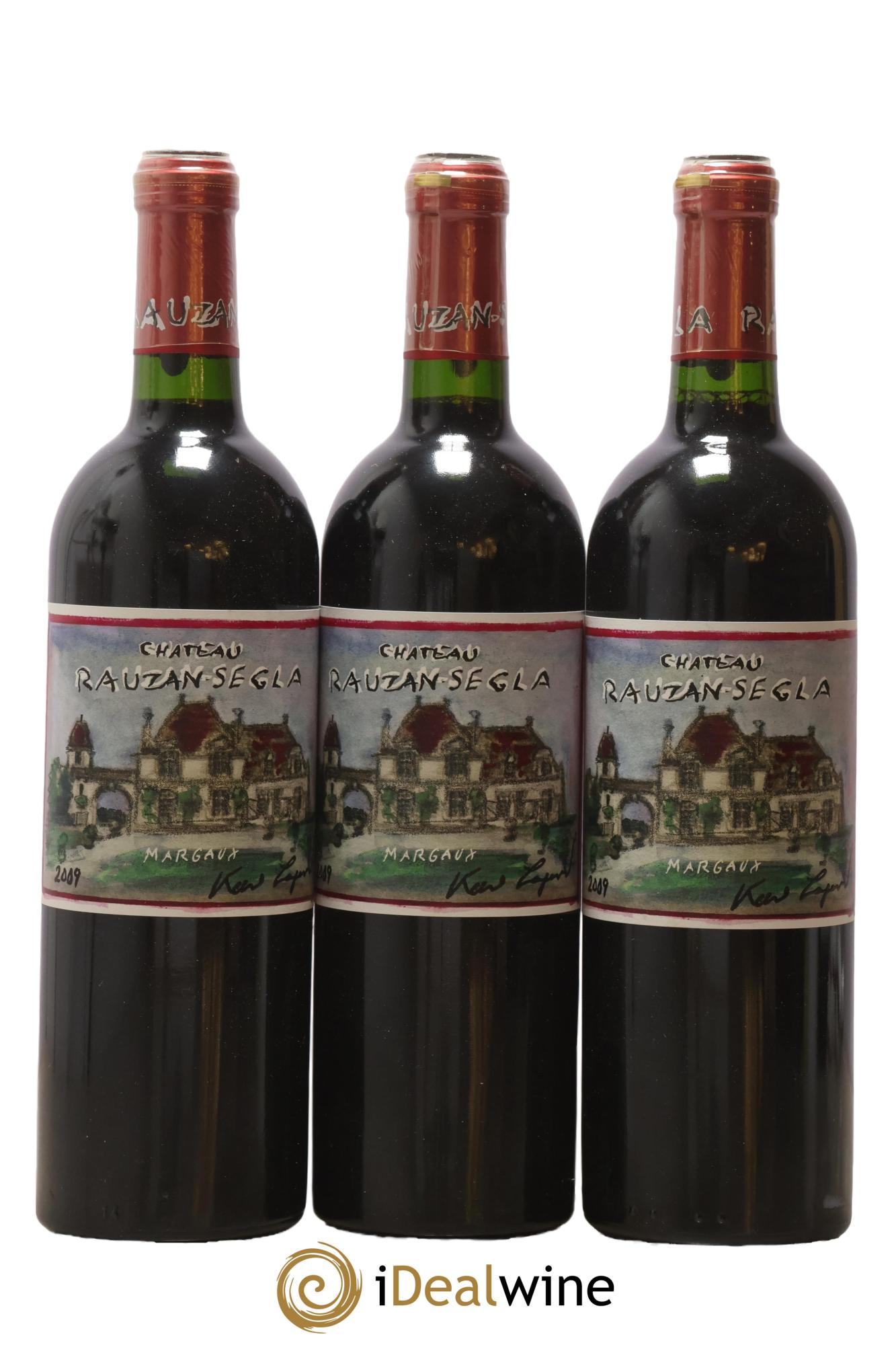 Château Rauzan Ségla Grand Cru Classé 2009 - Lot of 3 bottles - 0