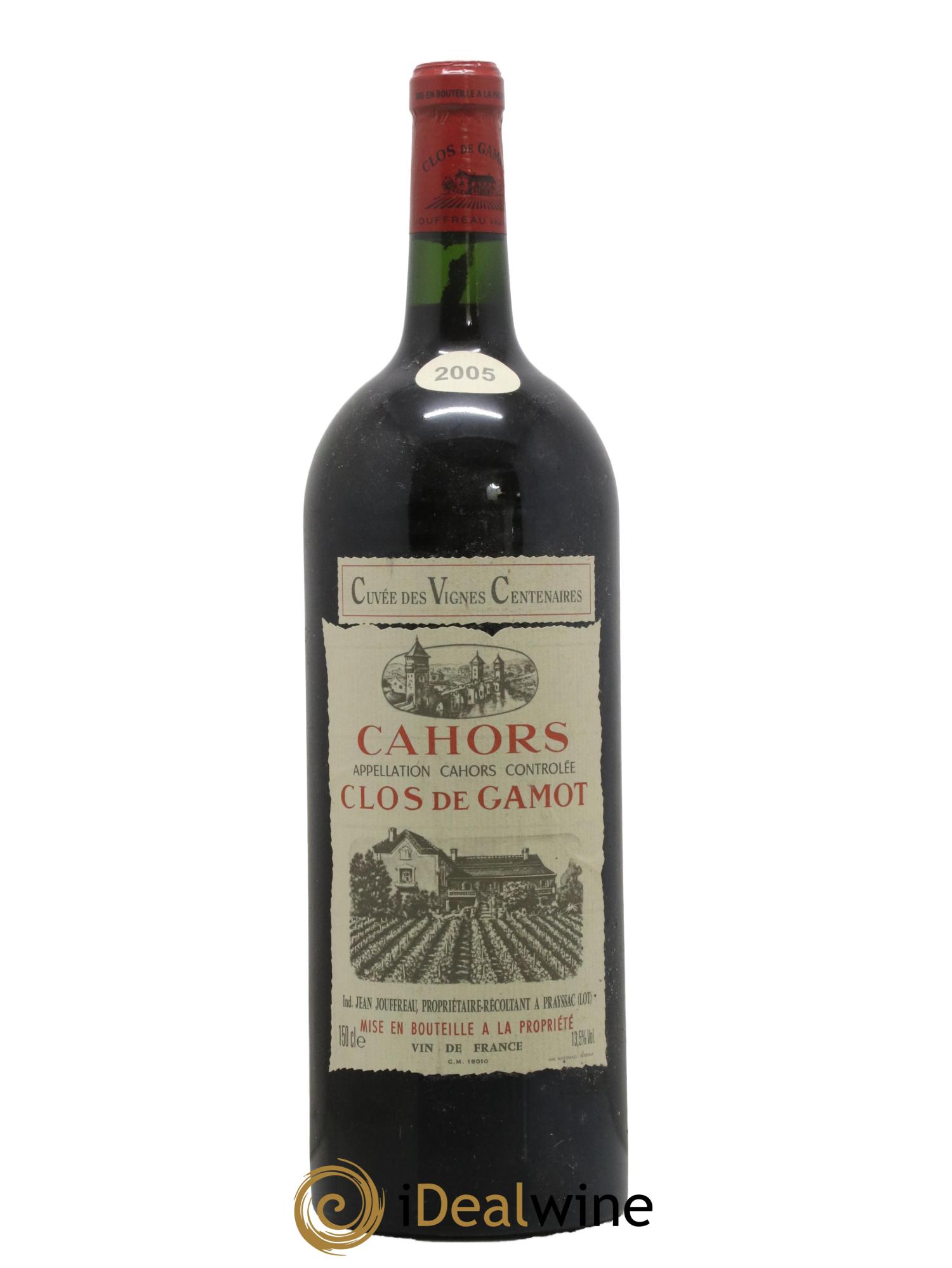 Cahors Clos Gamot Cuvée Des Vignes Centenaires 2005 - Posten von 1 Magnum - 0