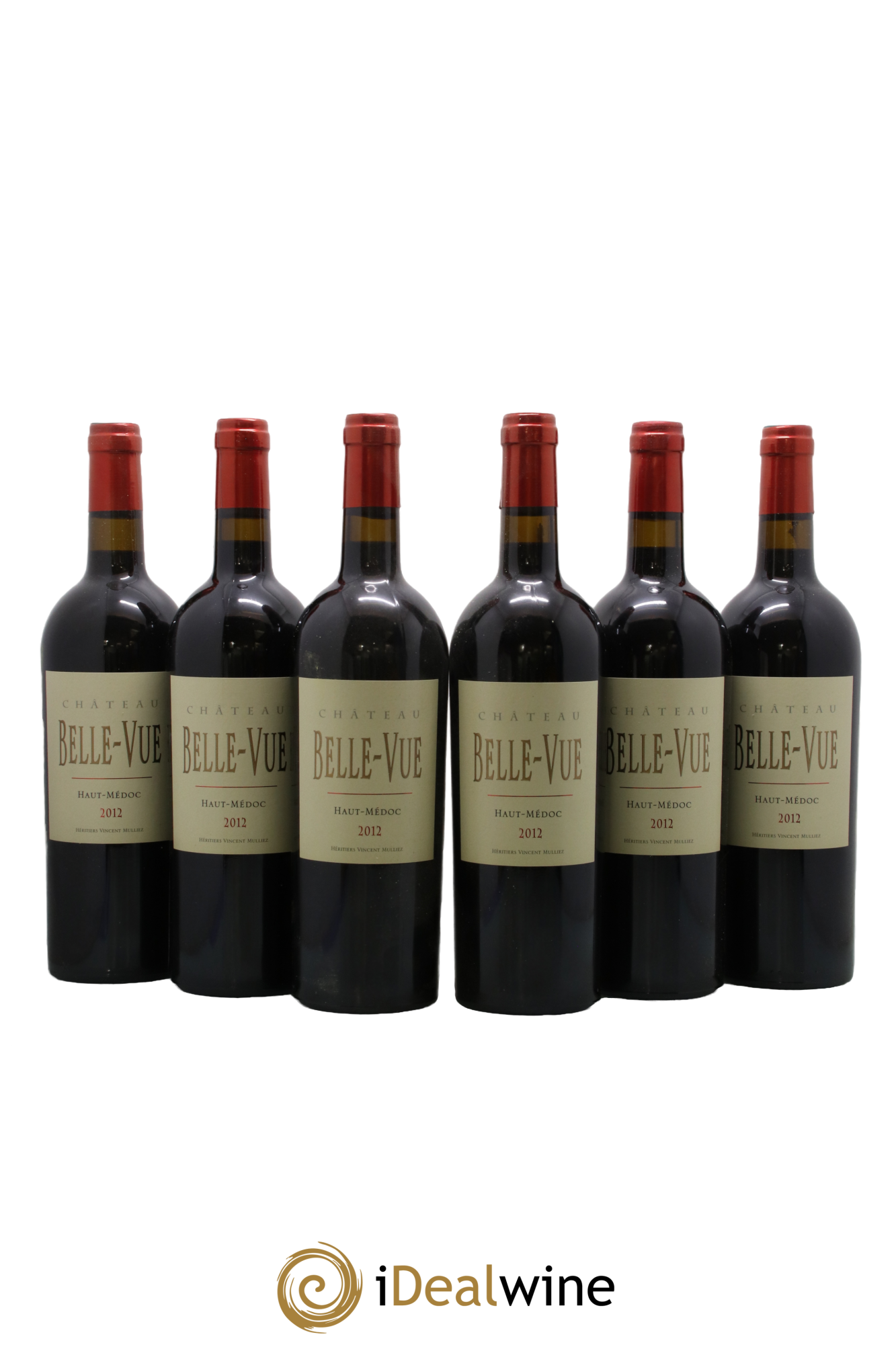 Château Bellevue Grand Cru Classé 2012 - Posten von 6 Flaschen - 0